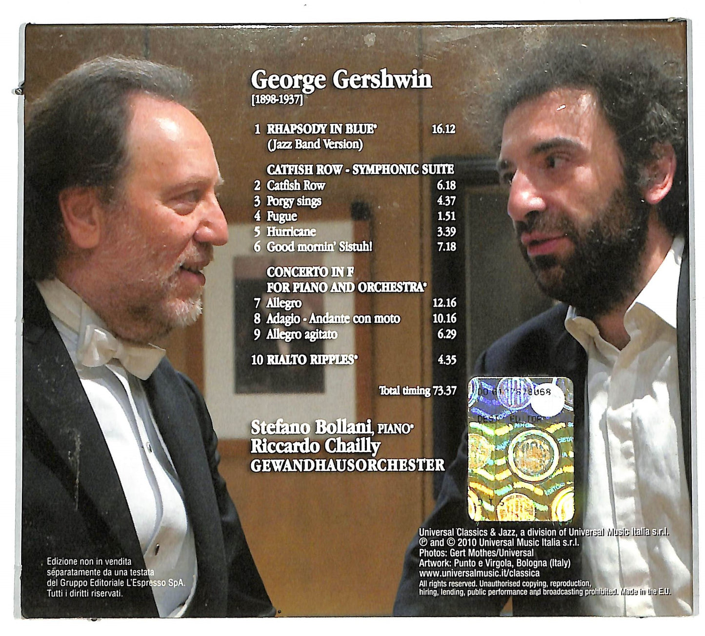EBOND George Gershwin - Stefano Bollani ∙ Gewandhausorchester s CD CD111414