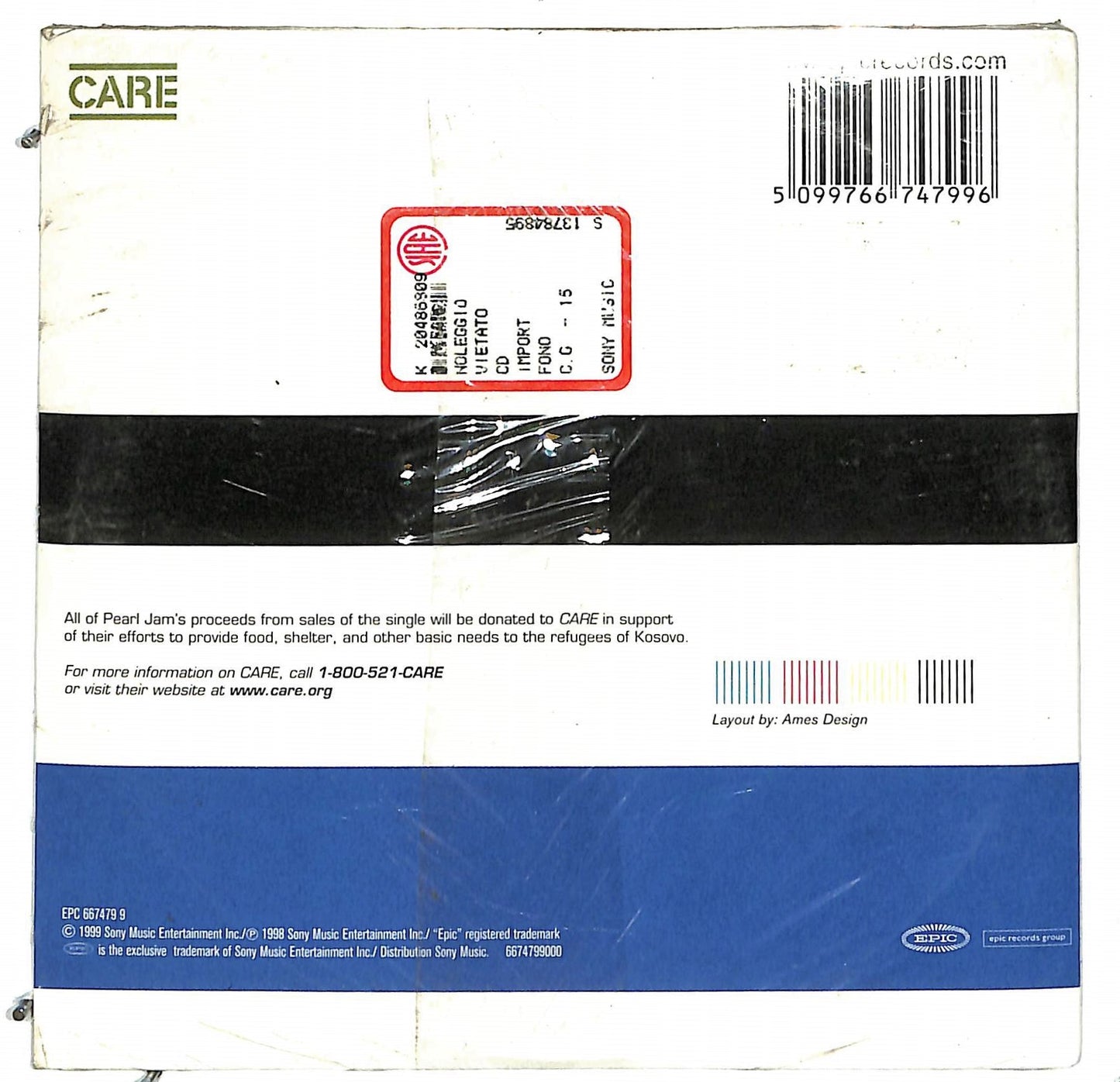 EBOND Pearl Jam - Last Kiss CD CD111417