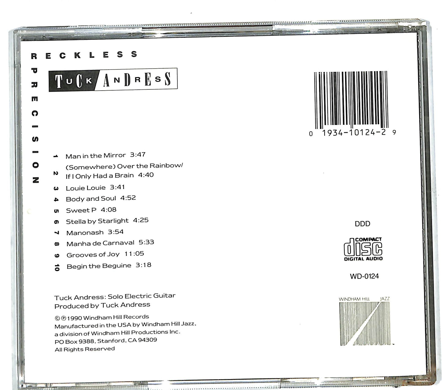 EBOND Tuck Andress - Reckless Precision CD CD111442