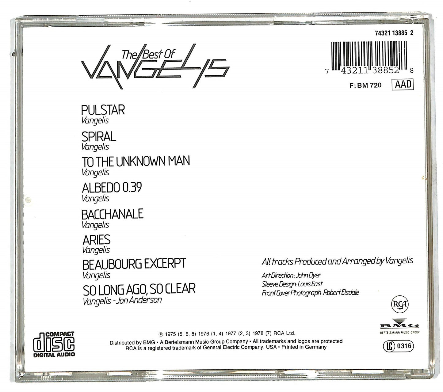 EBOND Vangelis - The Best Of Vangelis CD CD111537