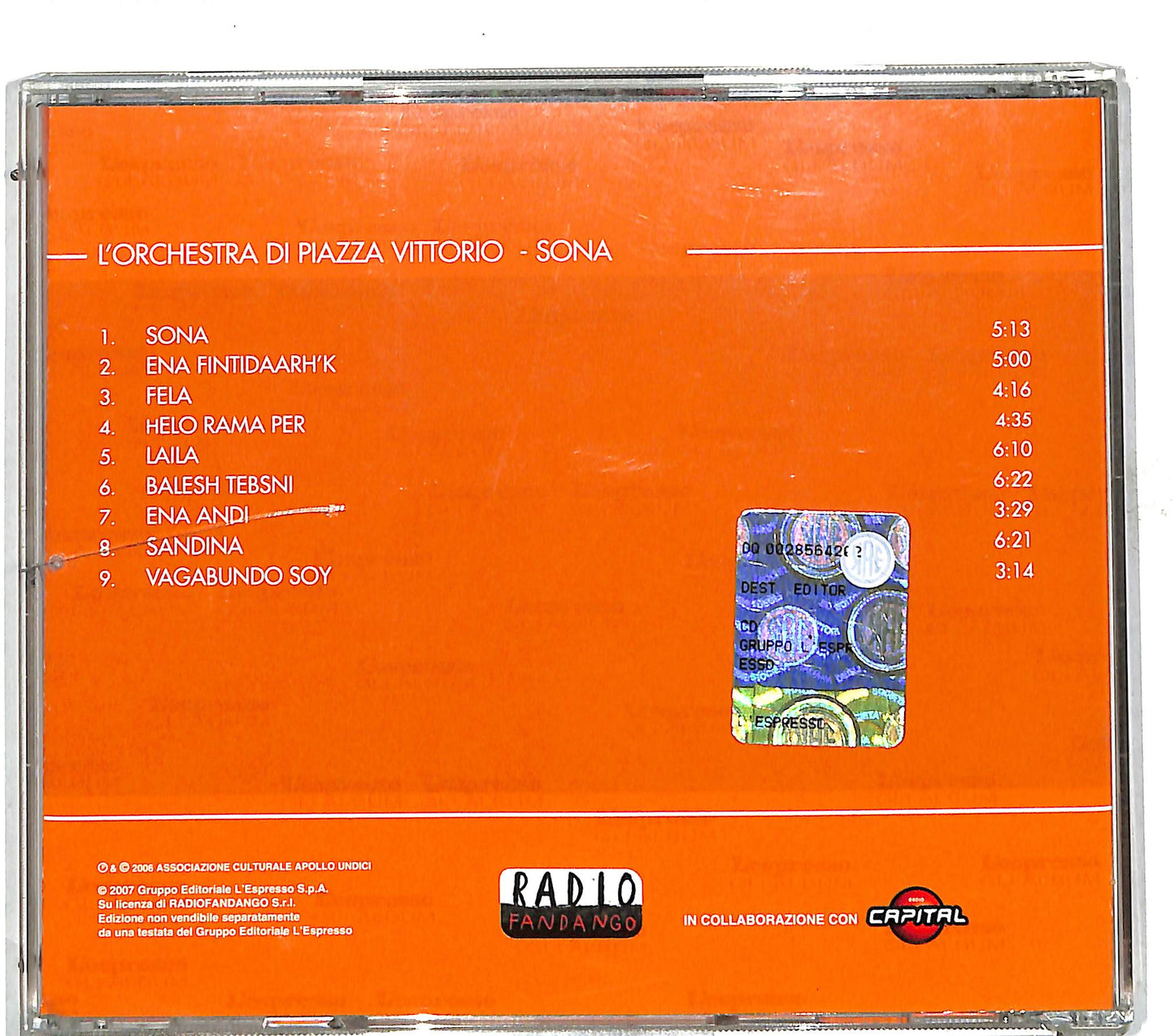 EBOND L'Orchestra di Piazza Vittorio - Sona CD CD111539