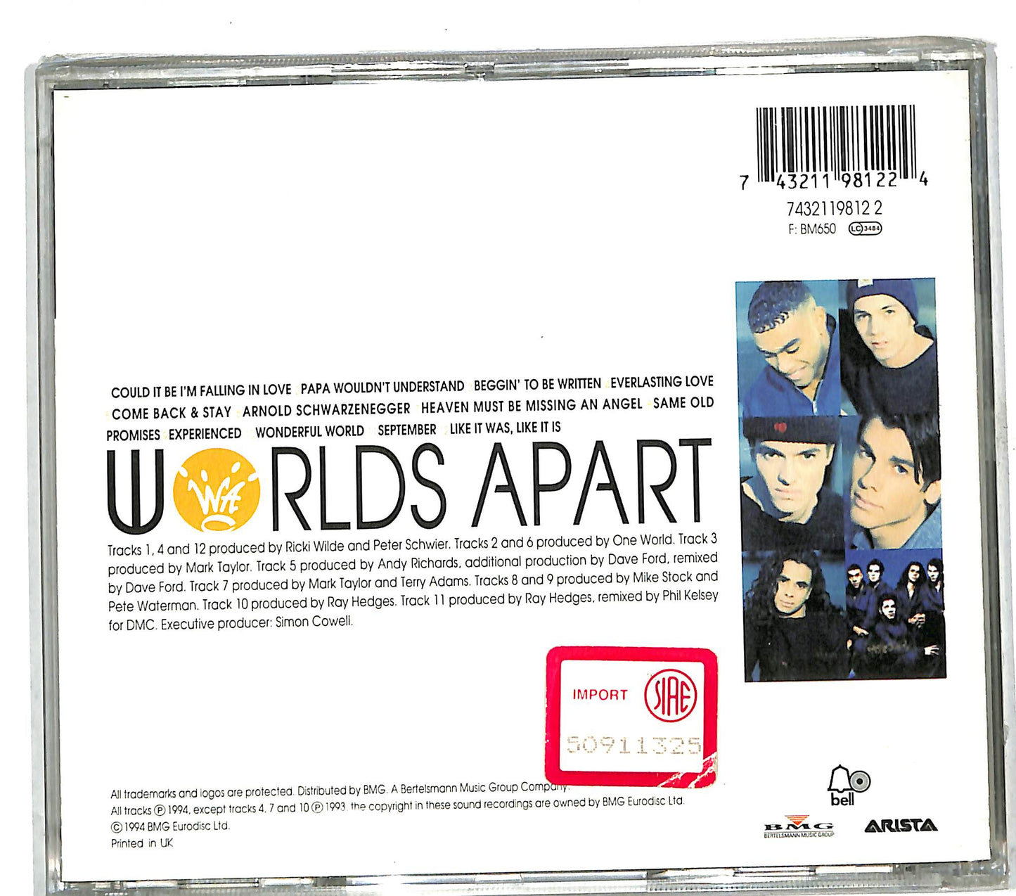 EBOND Worlds Apart - Together CD CD111551