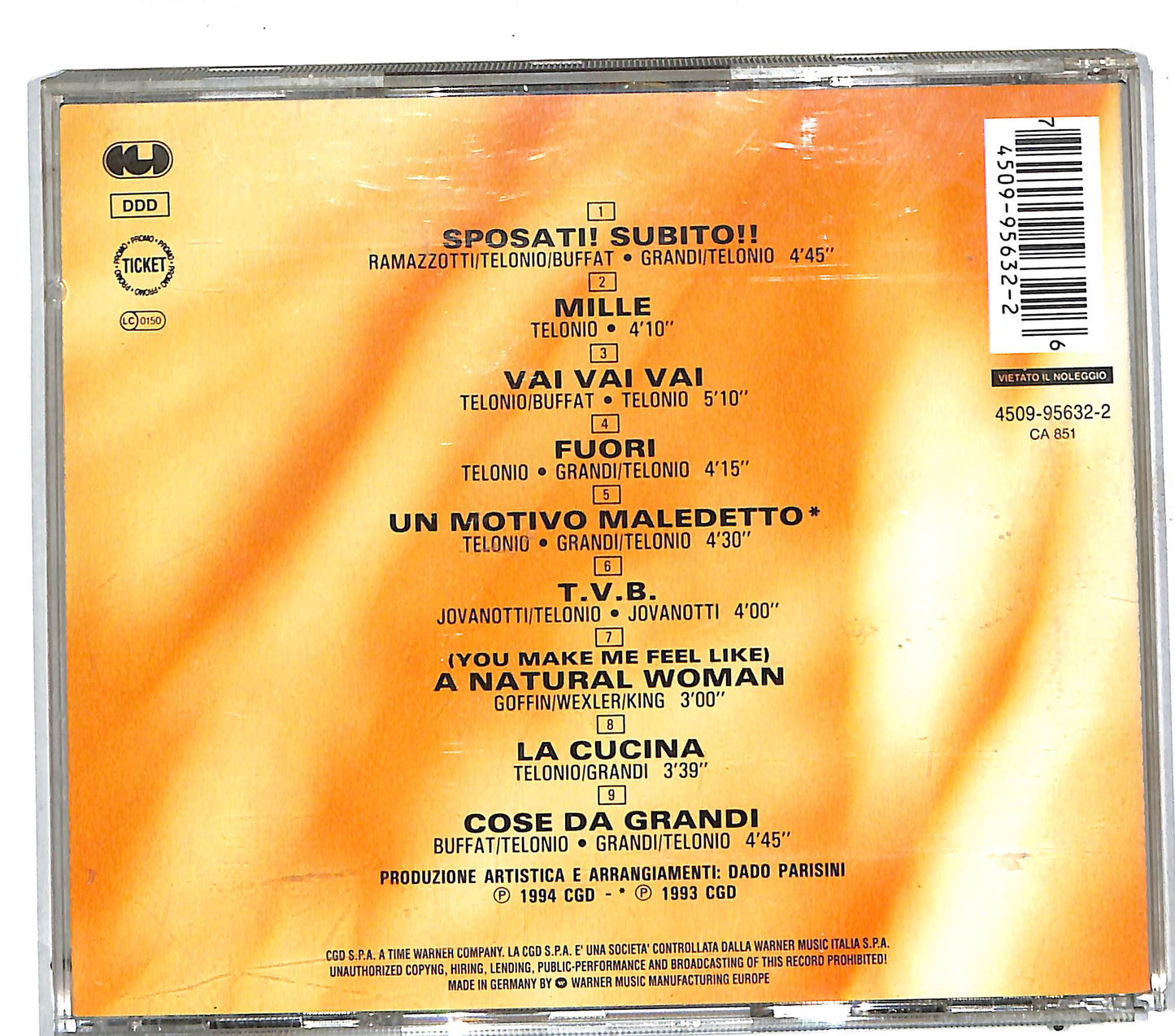 EBOND Irene Grandi - Irene Grandi CD CD111606