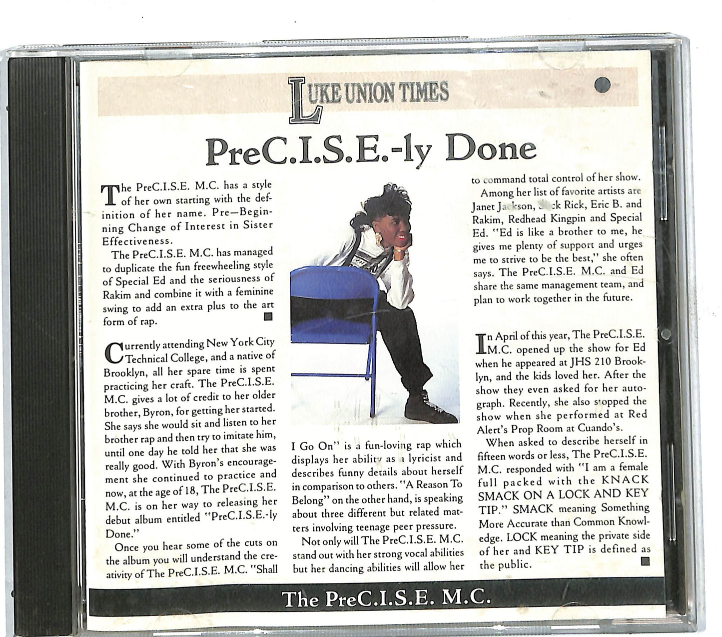 EBOND The PreC.I.S.E. MC - PreC.I.S.E.-ly Done CD CD111614
