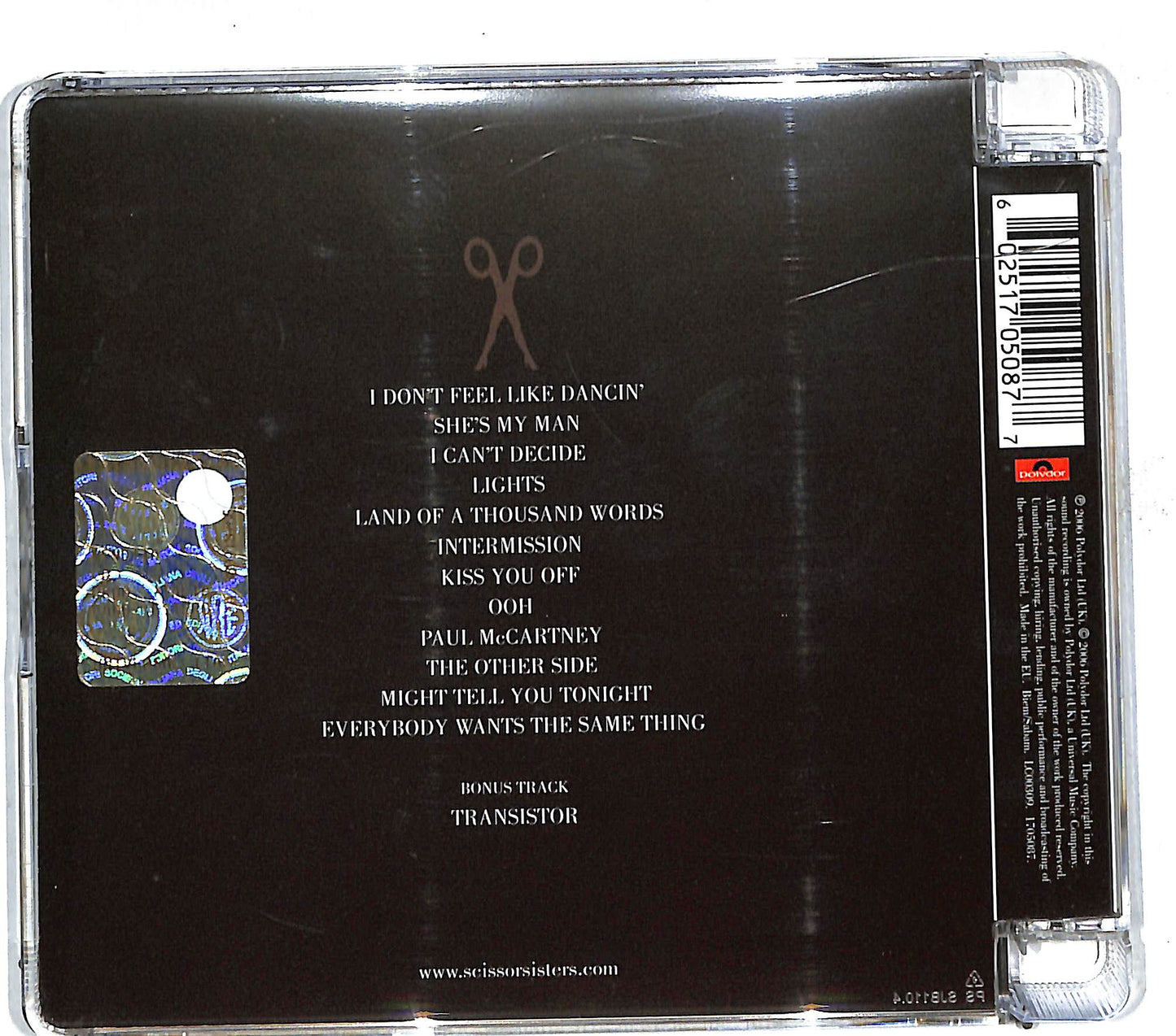 EBOND Scissor Sisters - Ta-Dah SJB CD CD111661