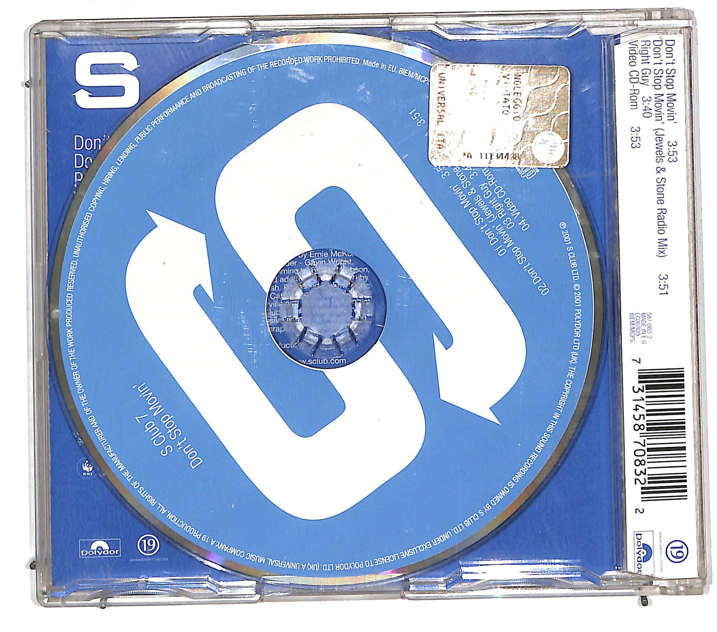 EBOND S Club 7 - Don't Stop Movin' CD CD111707