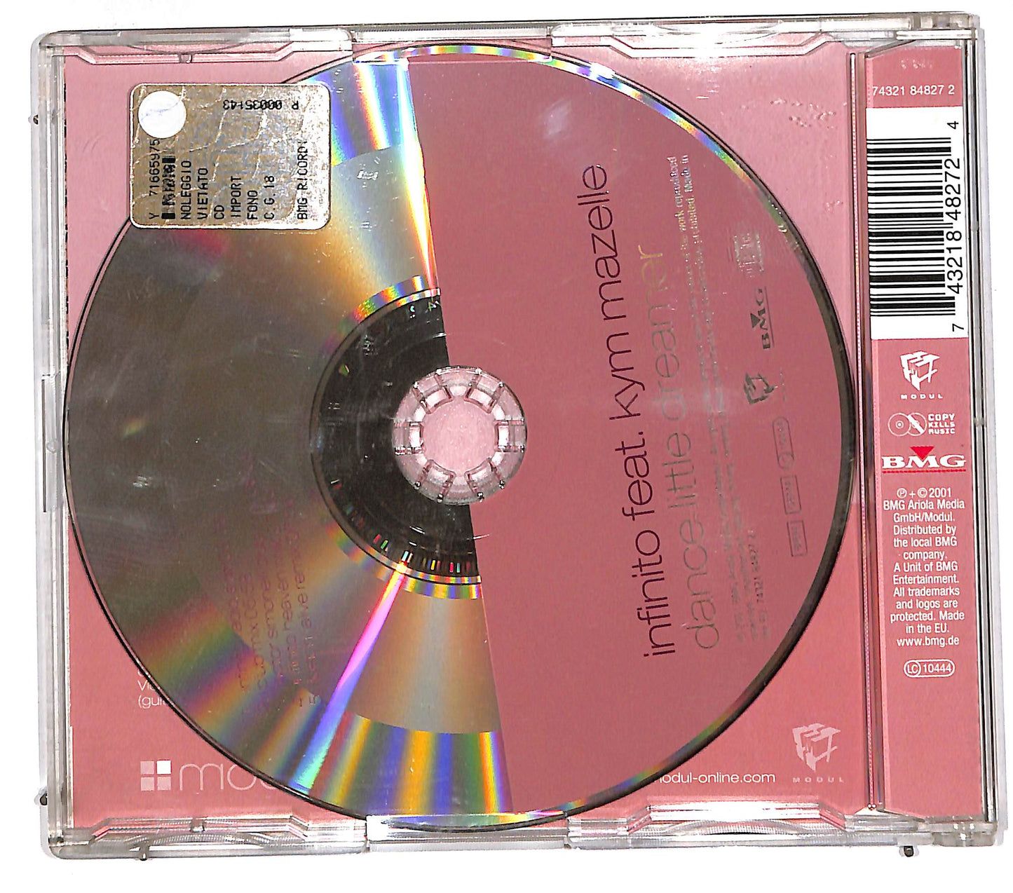 EBOND Infinito feat. Kym Mazelle - Dance Little Dreamer CD CD111709