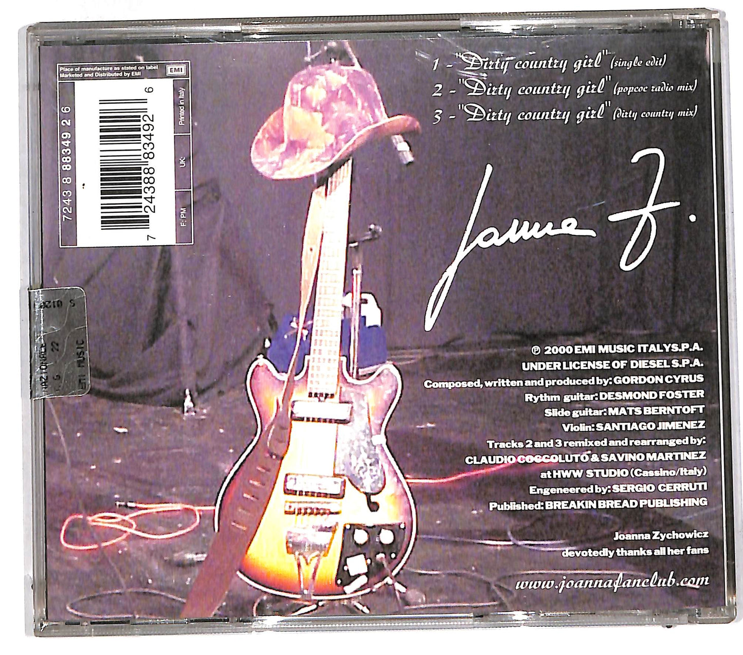 EBOND Joanna Zychowicz - Dirty Country Girl CD CD111712