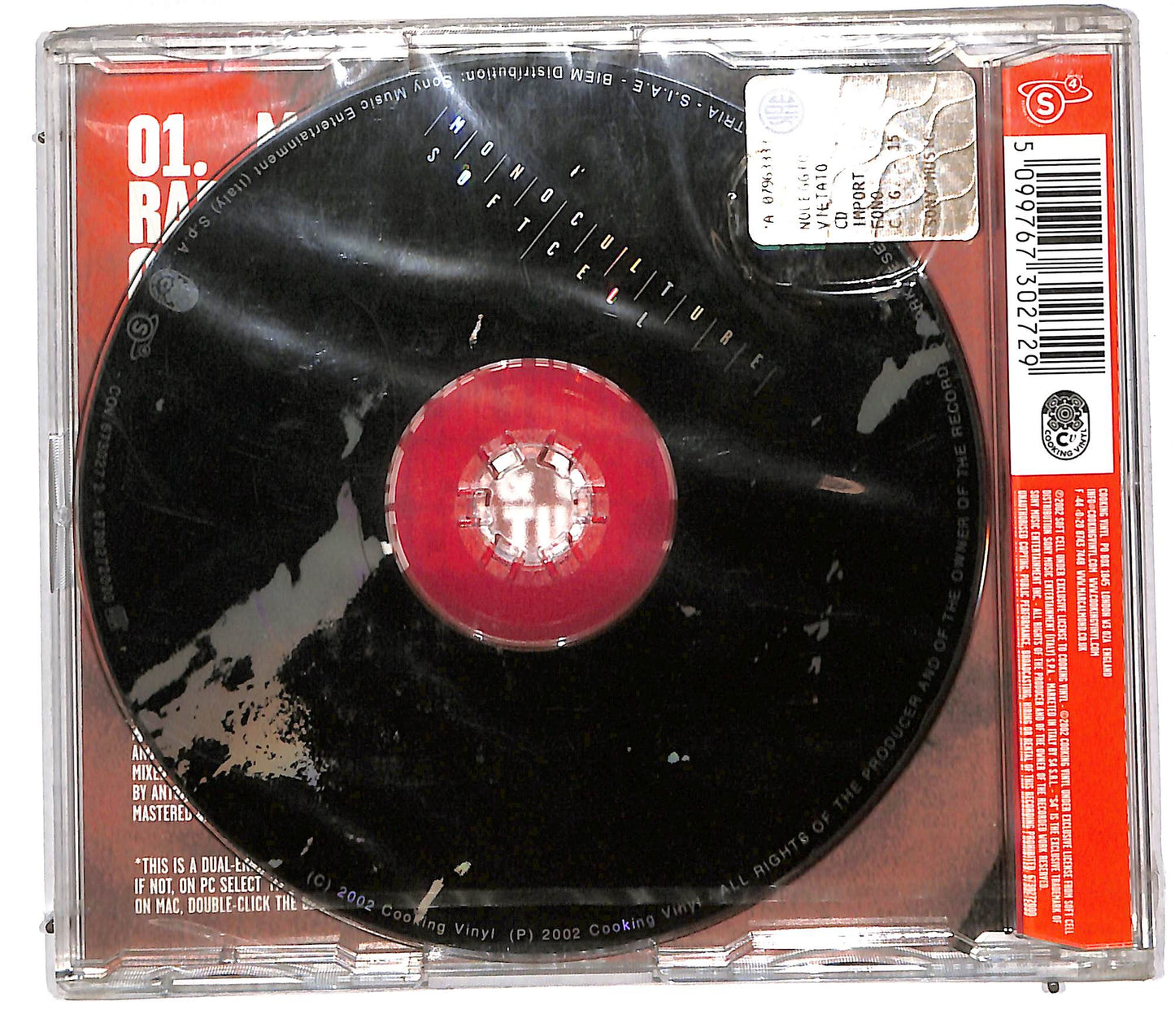 EBOND Soft Cell - Monoculture CD CD111720