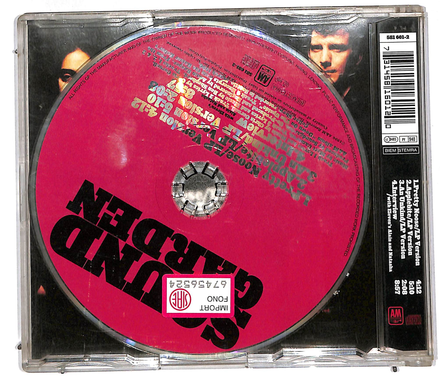 EBOND Soundgarden - Pretty Noose CD CD111721