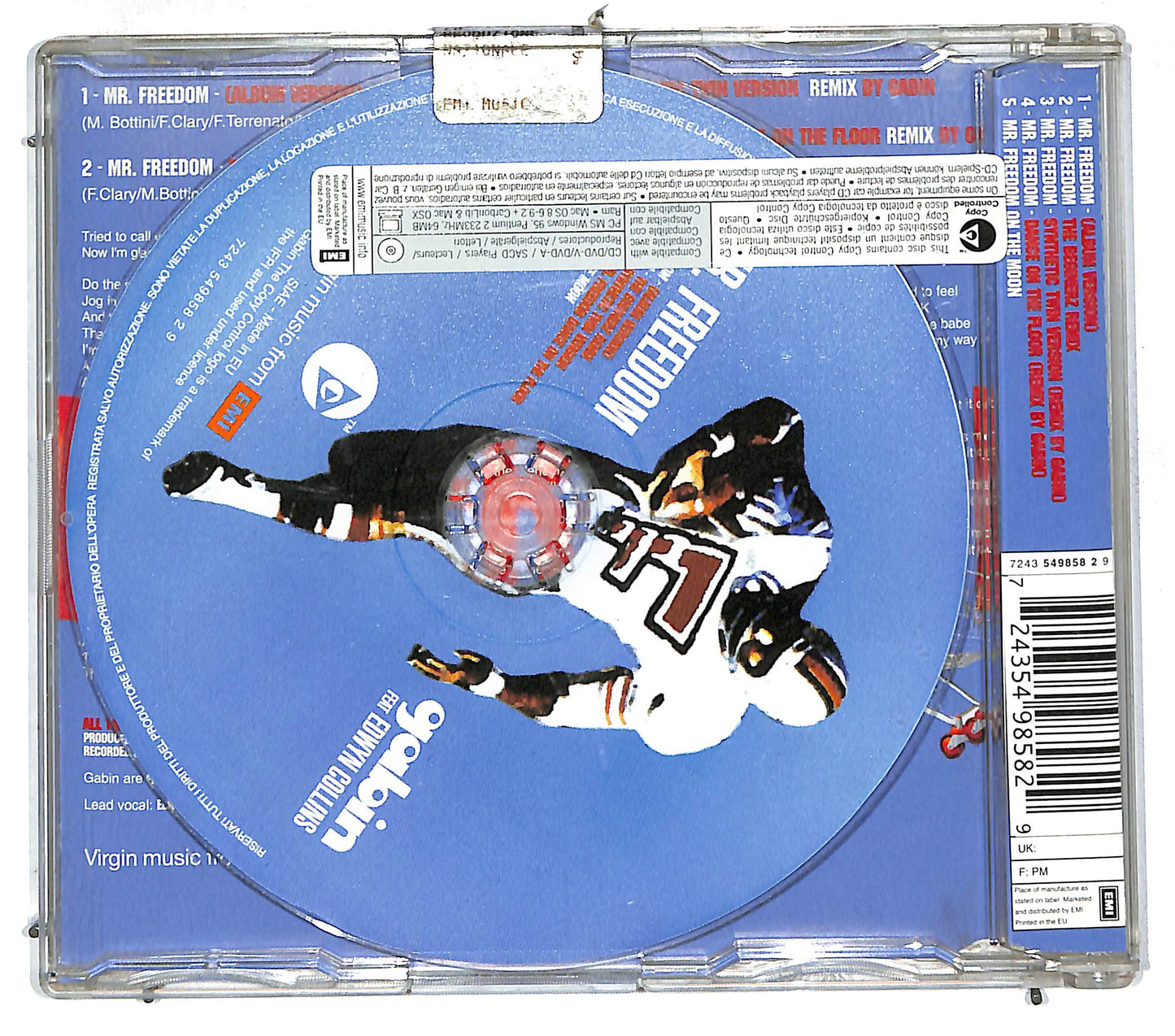 EBOND Gabin Feat. Edwyn Collins - Mr. Freedom CD CD111760