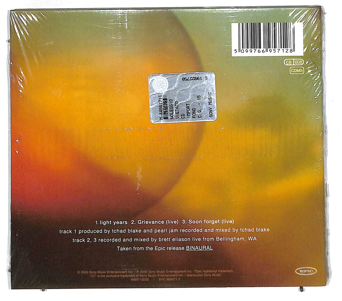 EBOND Pearl Jam - Light Years CD CD111772
