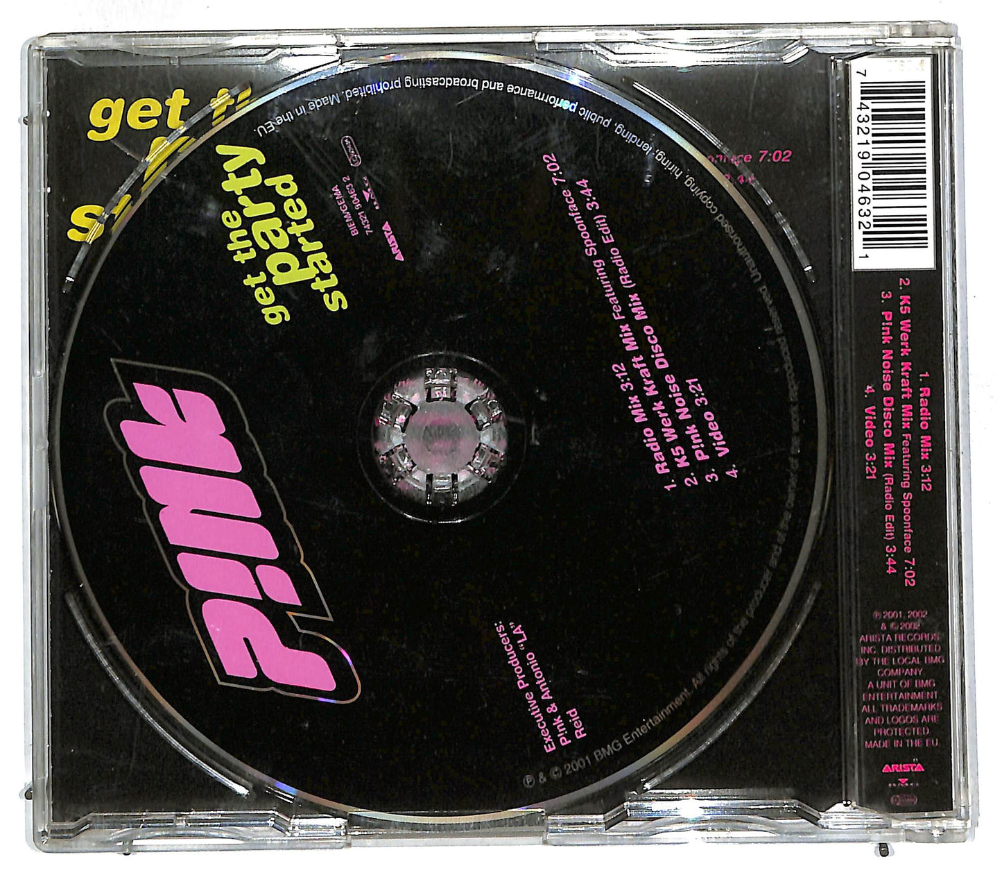 EBOND P!NK - Get The Party Started CD CD111802