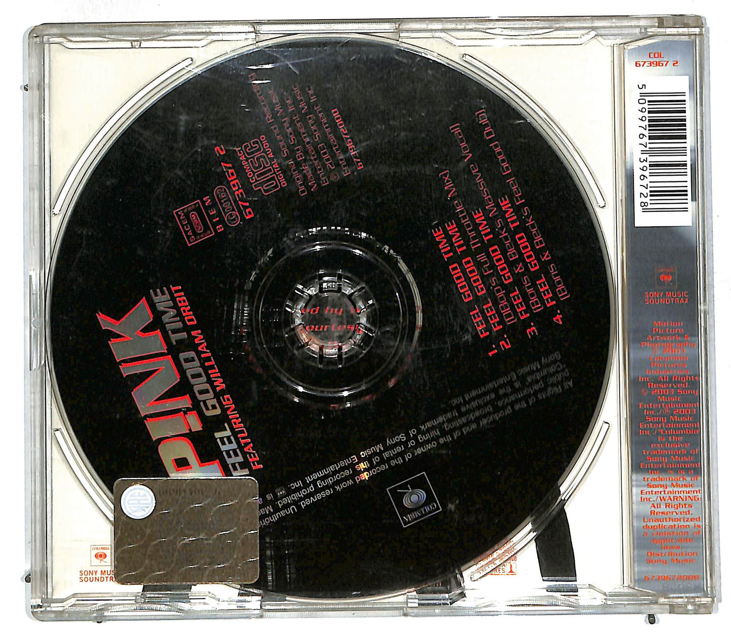 EBOND P!NK - Featuring William Orbit - Feel Good Time BEST 2003 CD CD111803
