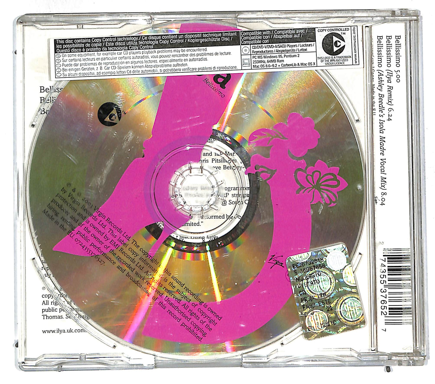 EBOND Ilya - Bellissimo CD CD111809