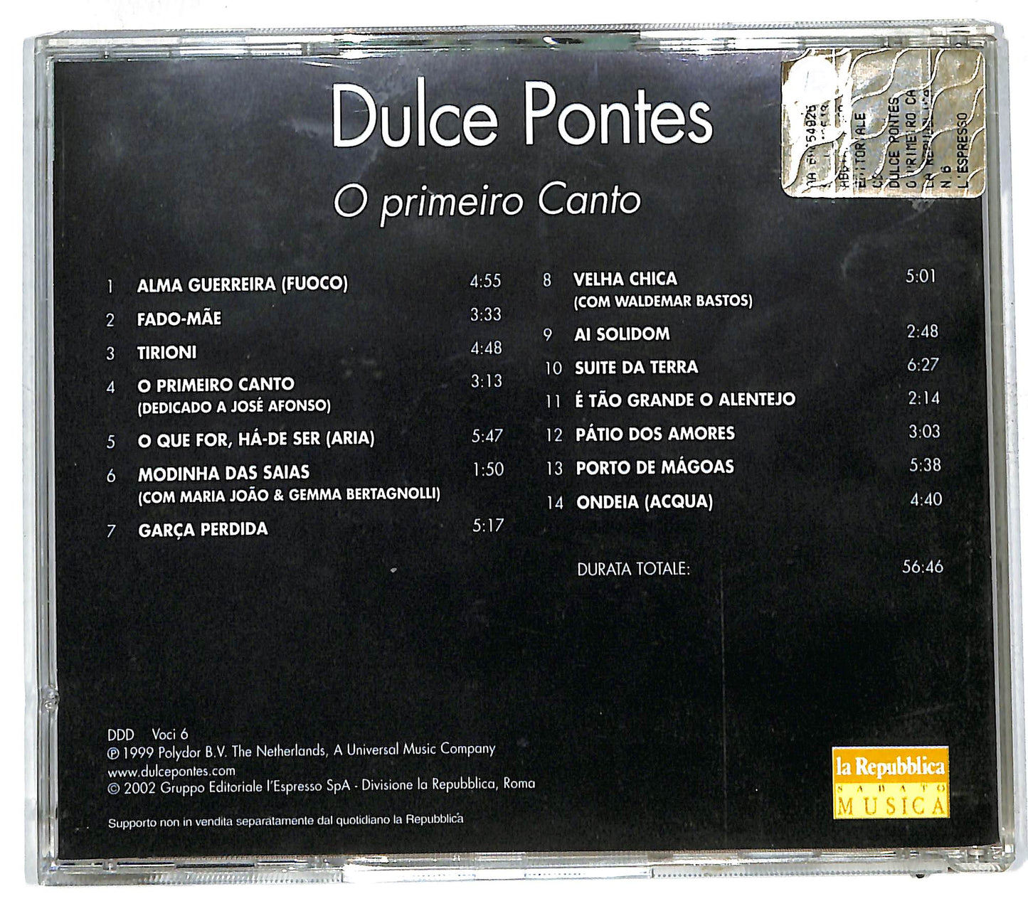 EBOND Dulce Pontes - O Primeiro Canto CD CD111813