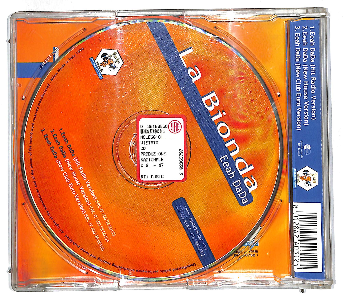 EBOND La Bionda - Eeah DaDa CD CD111826