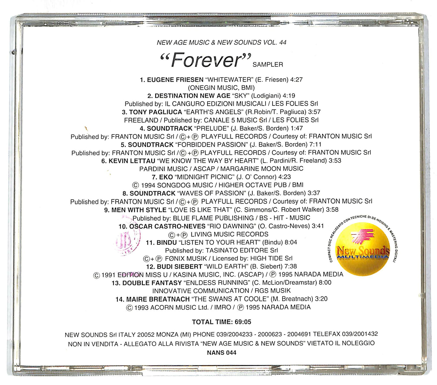 EBOND New Age Music & New Sounds Vol. 44: 'Forever' CD CD111828