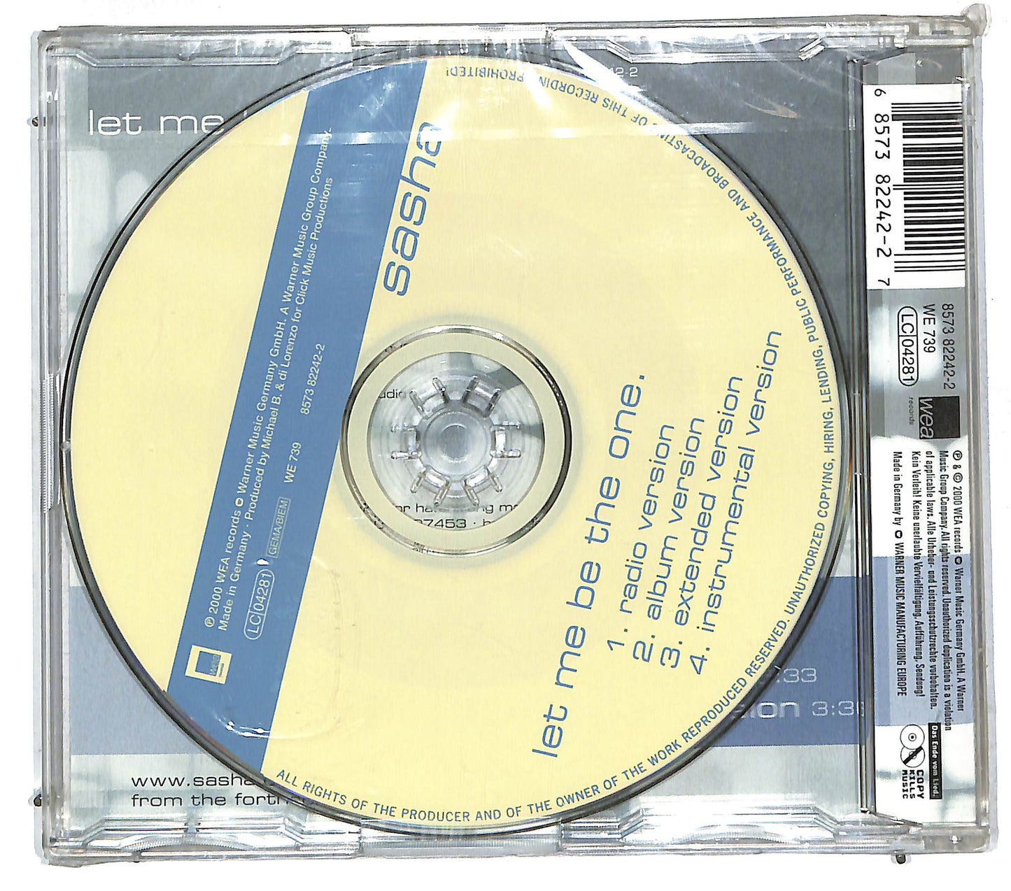 EBOND Sasha - Let Me Be The One CD CD111841