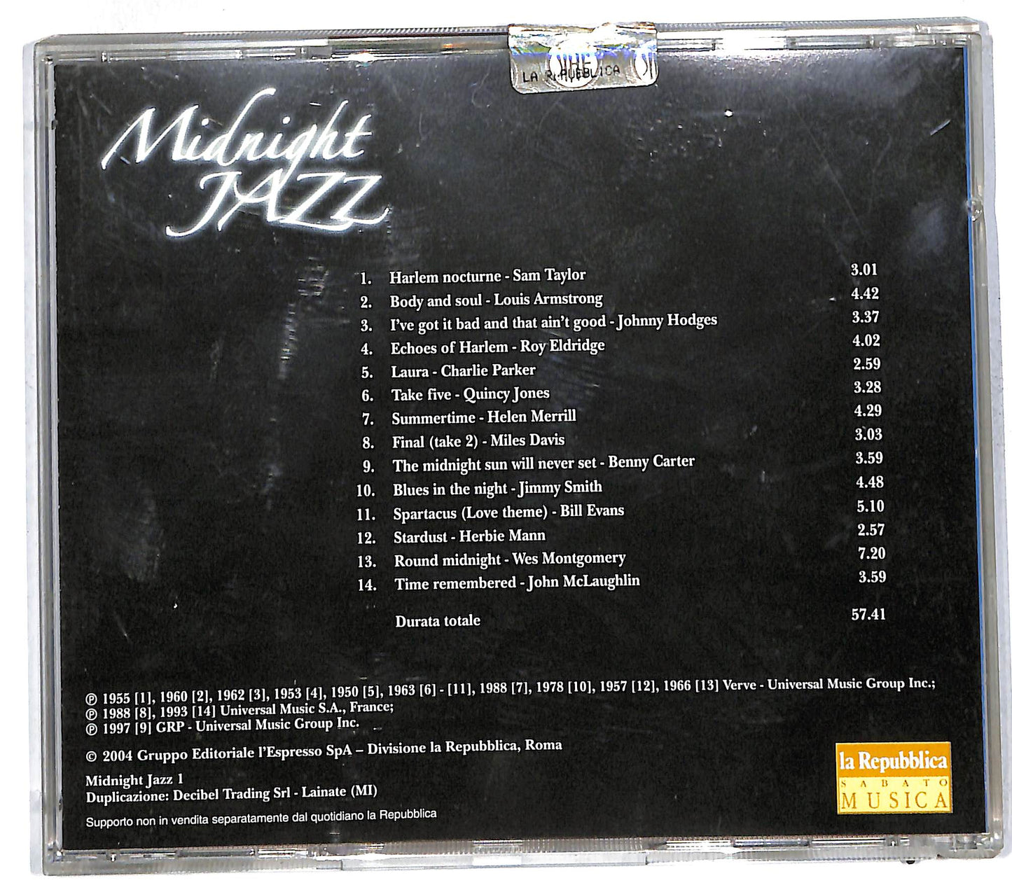 EBOND Various - Midnight Jazz - 1 CD CD111856