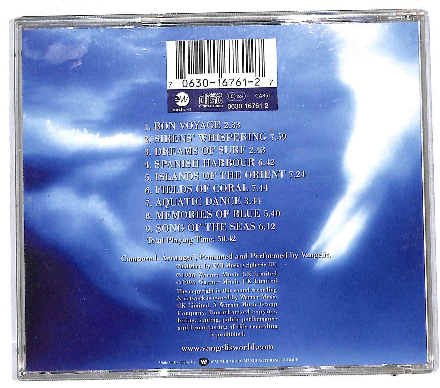 EBOND Vangelis - Oceanic CD CD111868