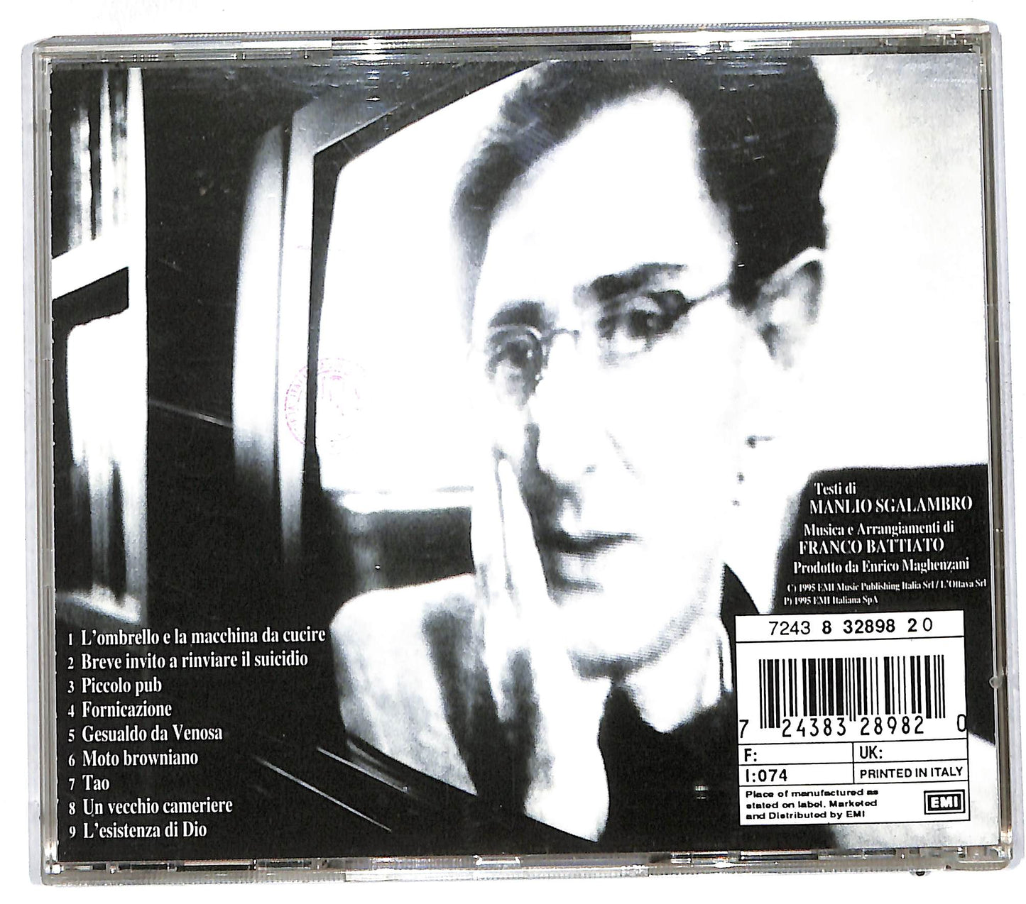 EBOND Battiato - L'Ombrello E La Macchina Da Cucire CD CD111873
