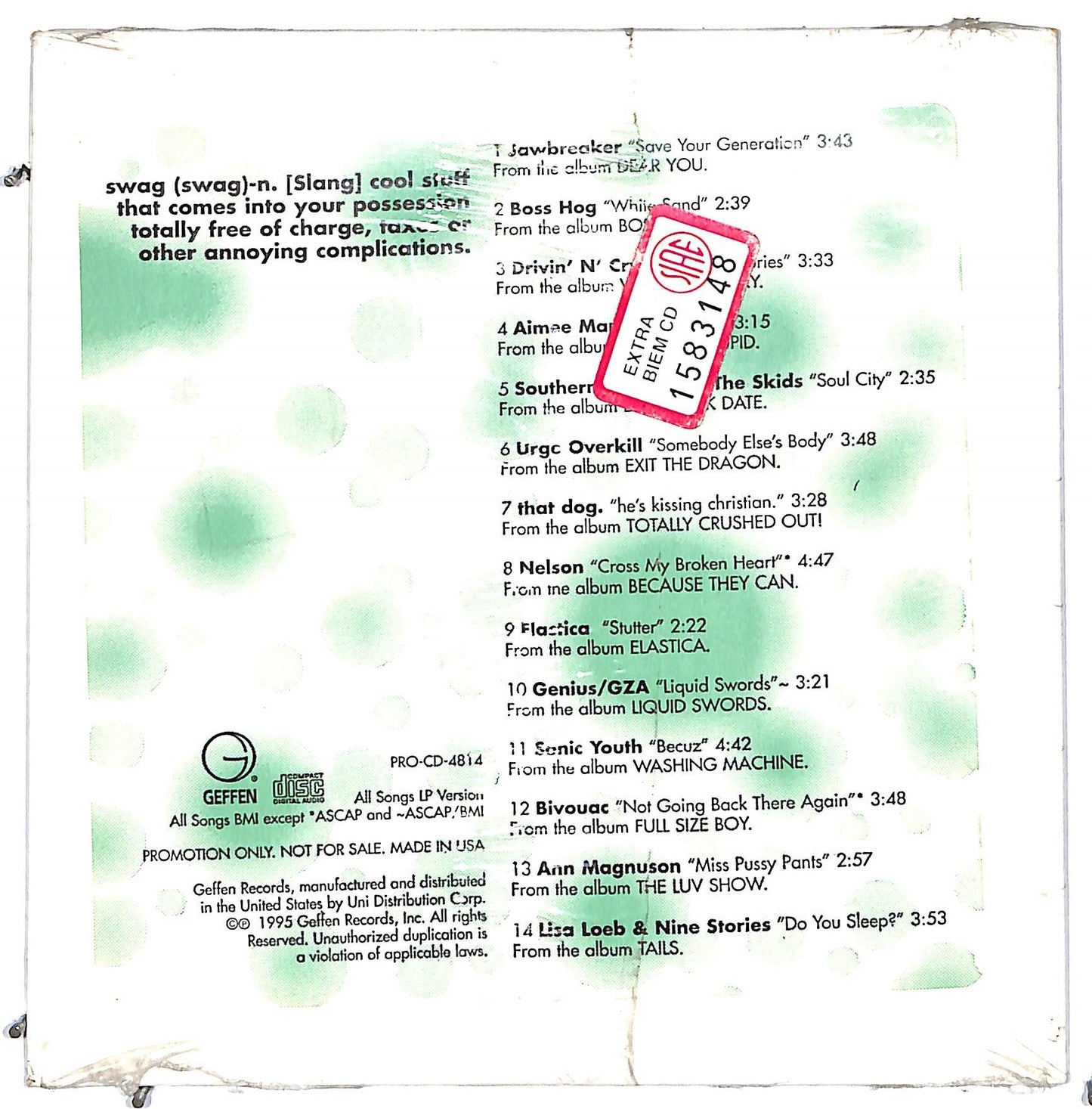 EBOND Various - Swag CD CD111902