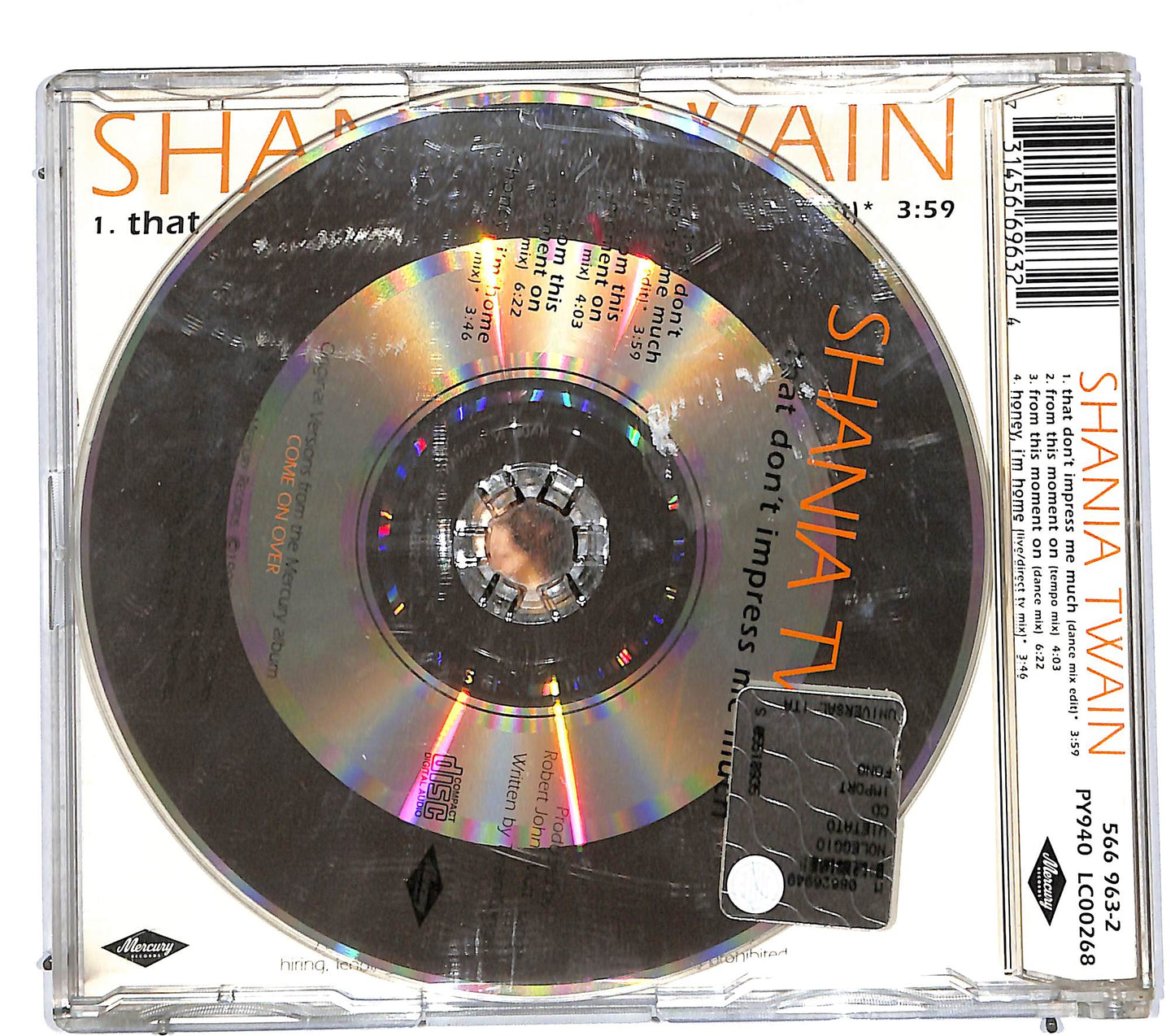 EBOND Shania Twain - That Don't Impress Me Much CD CD111904
