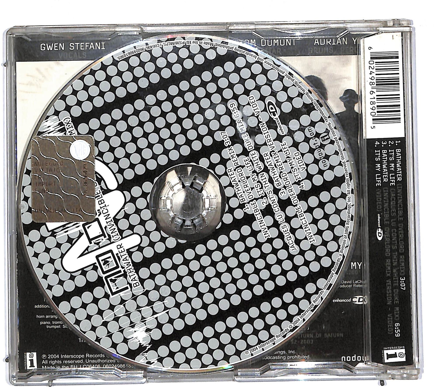 EBOND No Doubt - Bathwater (Invincible Overlord Remix) CD CD111935