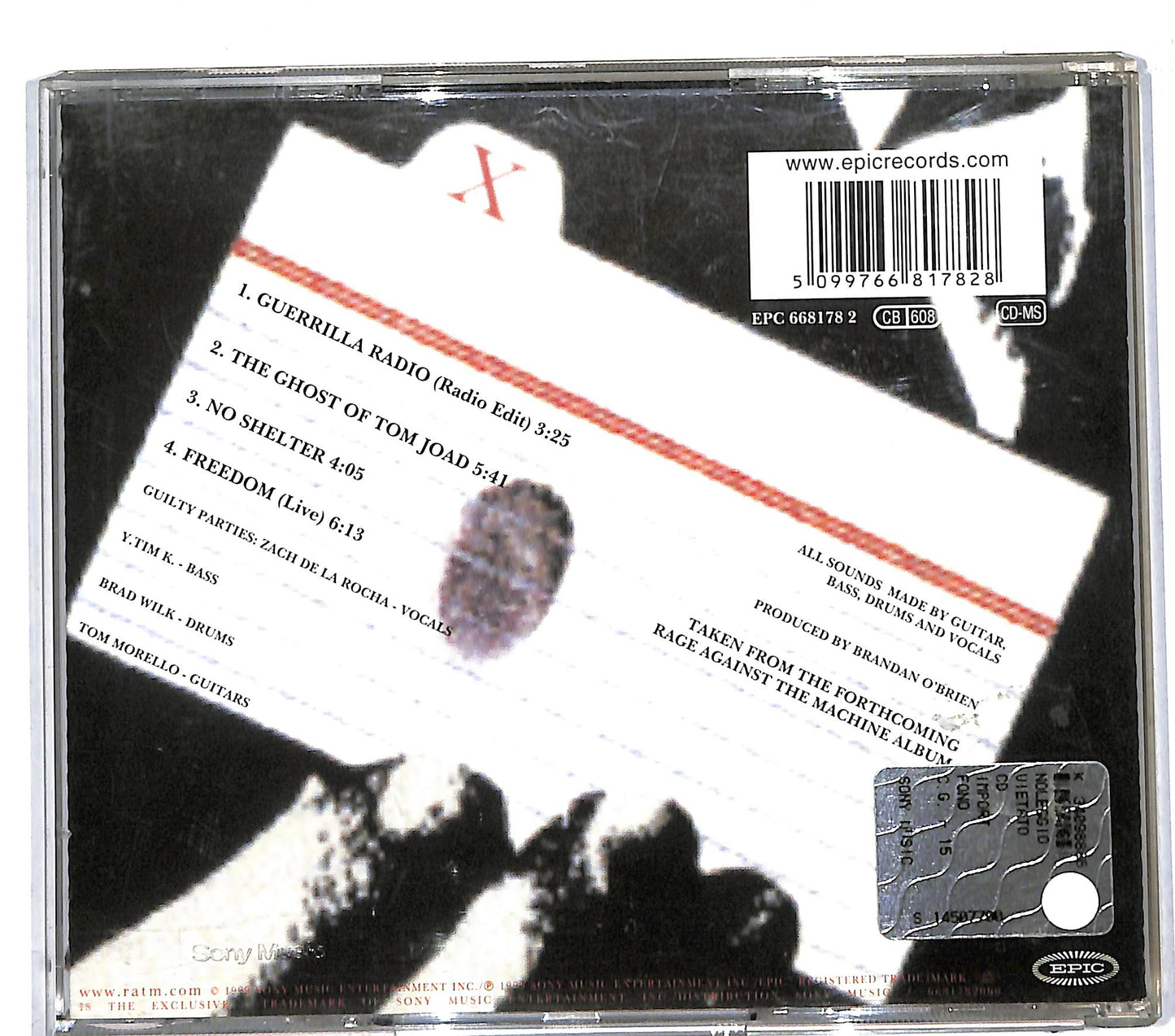 EBOND Rage Against The Machine - Guerrilla Radio CD CD111946