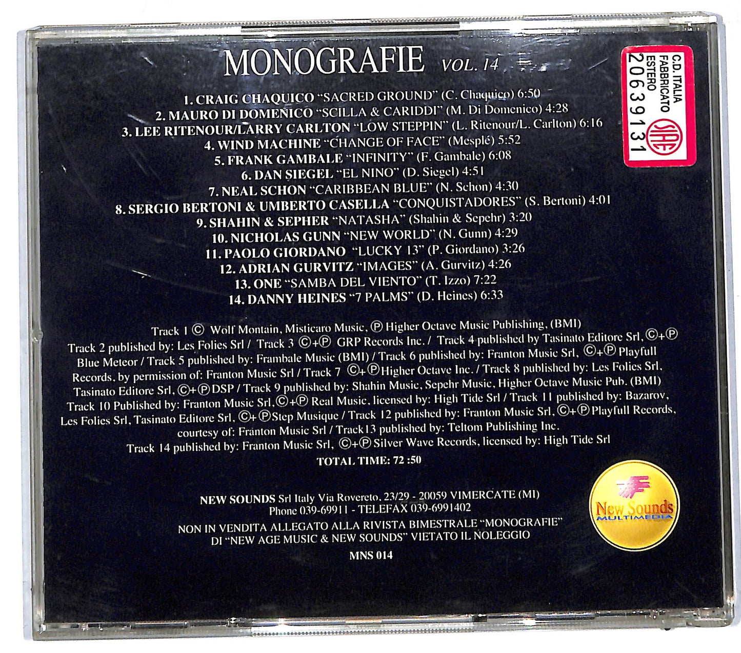 EBOND Various - Vol. 14 - Chitarre II Monografie CD CD111965