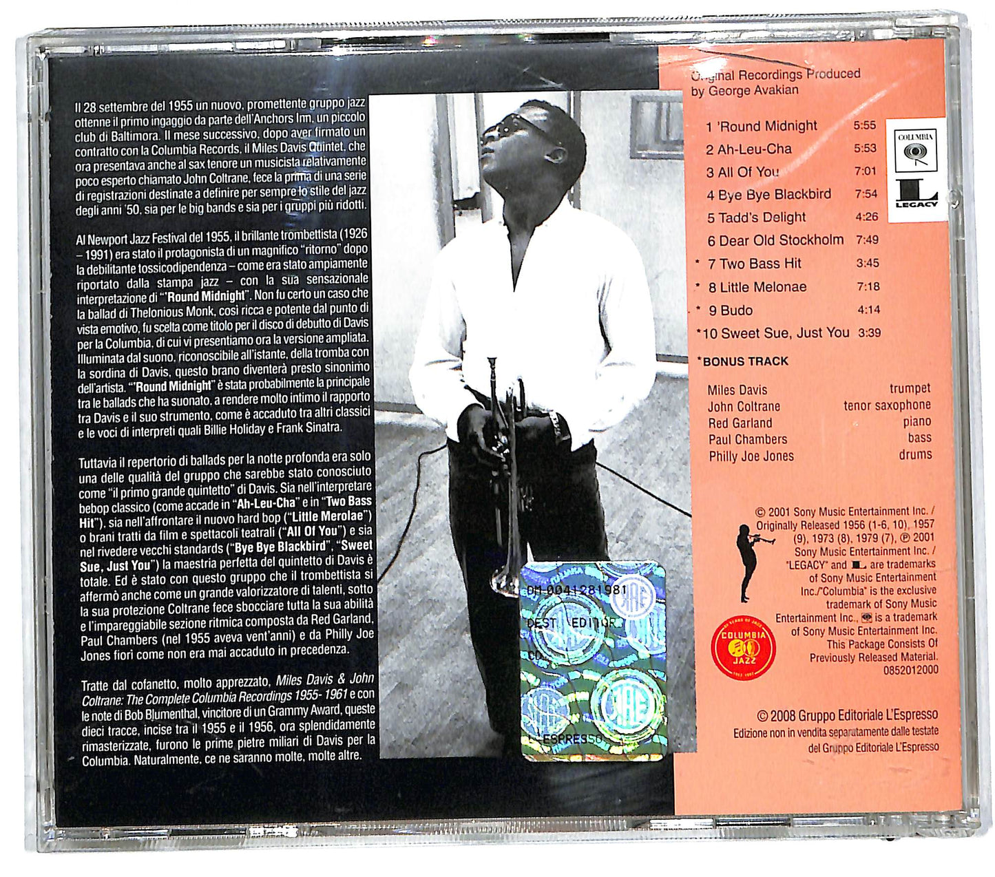 EBOND Miles Davis - 'Round About Midnight CD CD112032