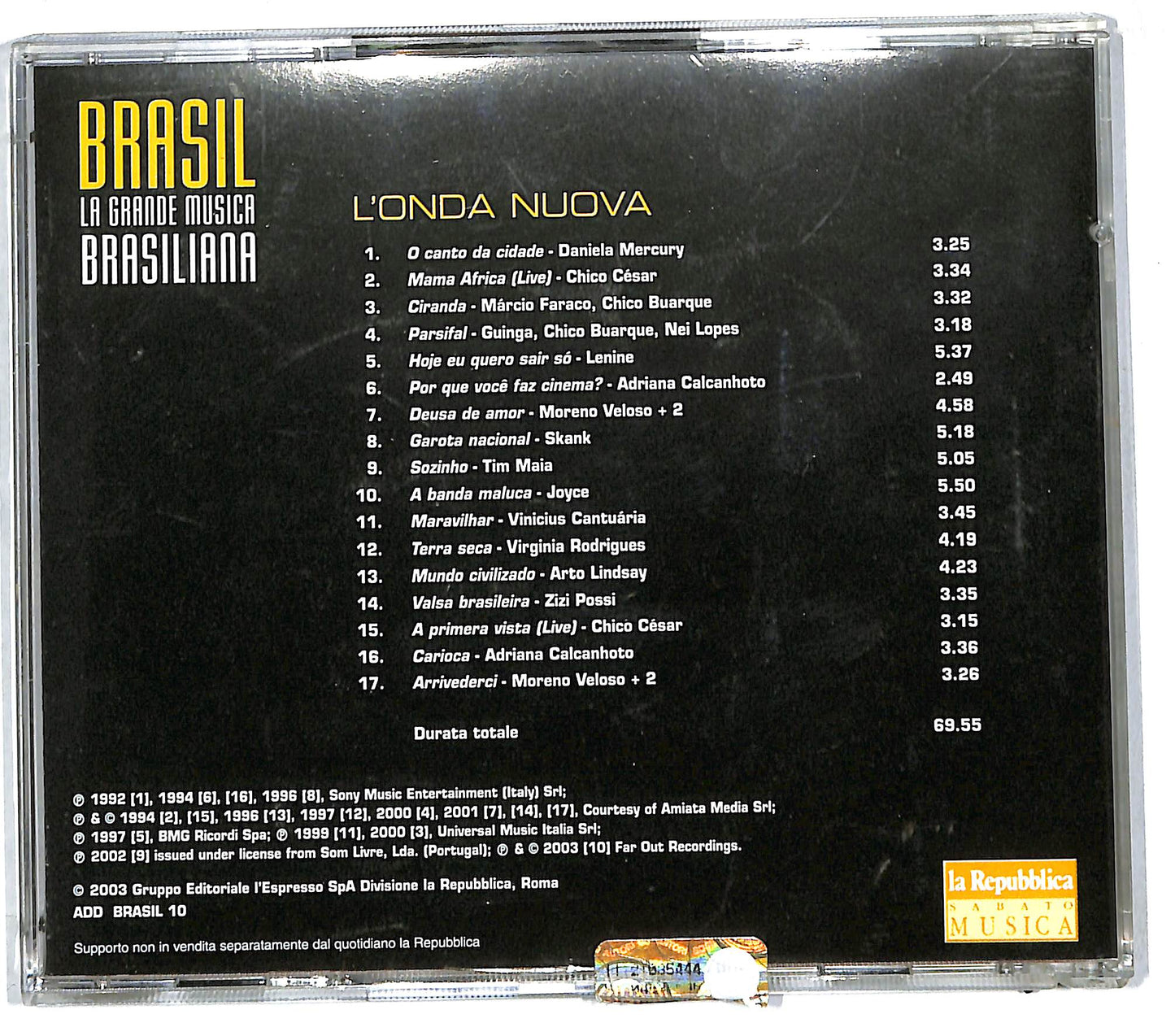EBOND Various - Brasil - 10 L'Onda Nuova CD CD112066