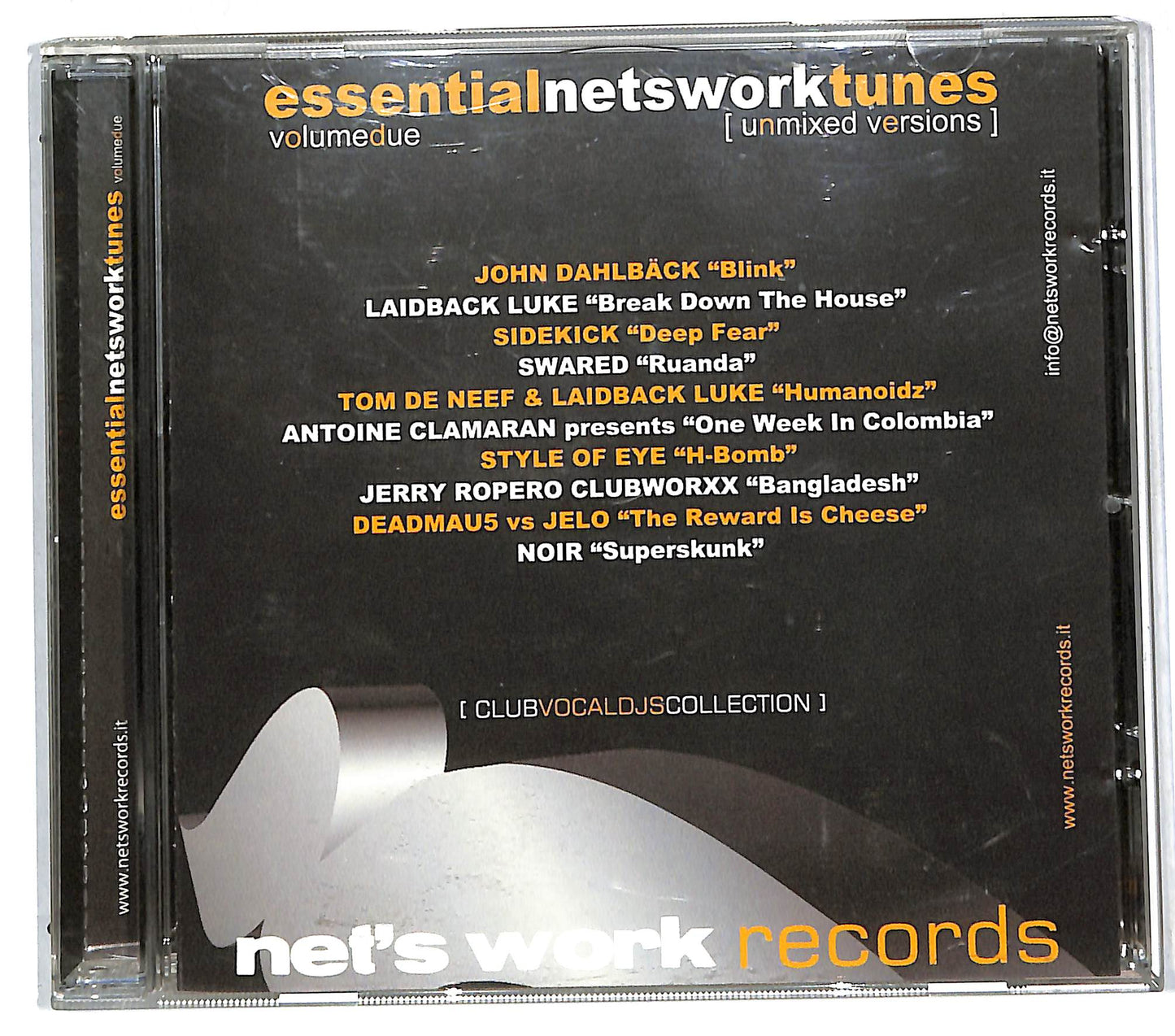 EBOND Essential Netswork Tunes Vol. 2 (Unmixed Version) CD CD112107