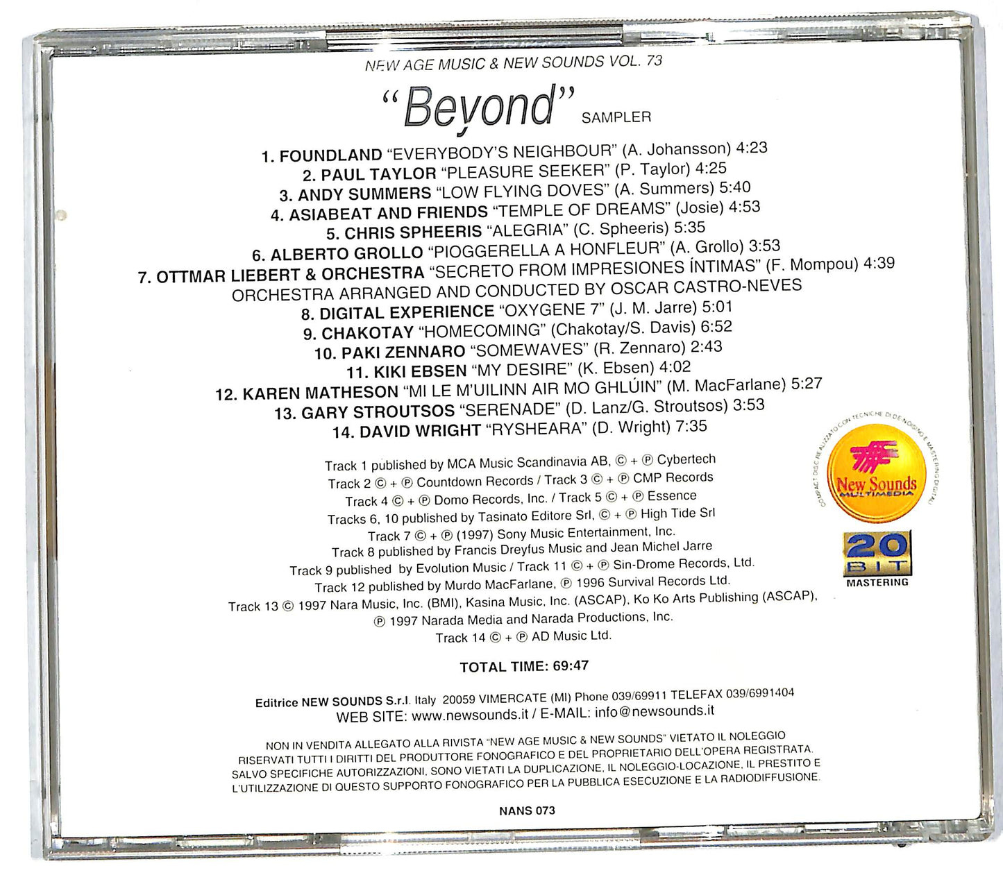EBOND Various - Beyond - New Age CD CD112113