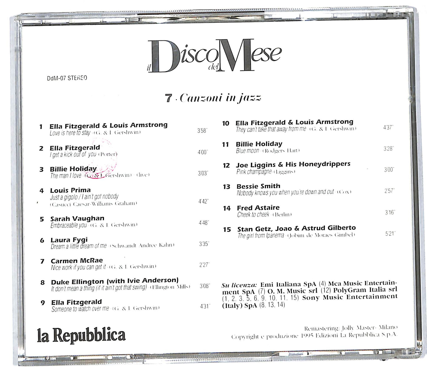 EBOND Various - Canzoni In Jazz CD CD112141