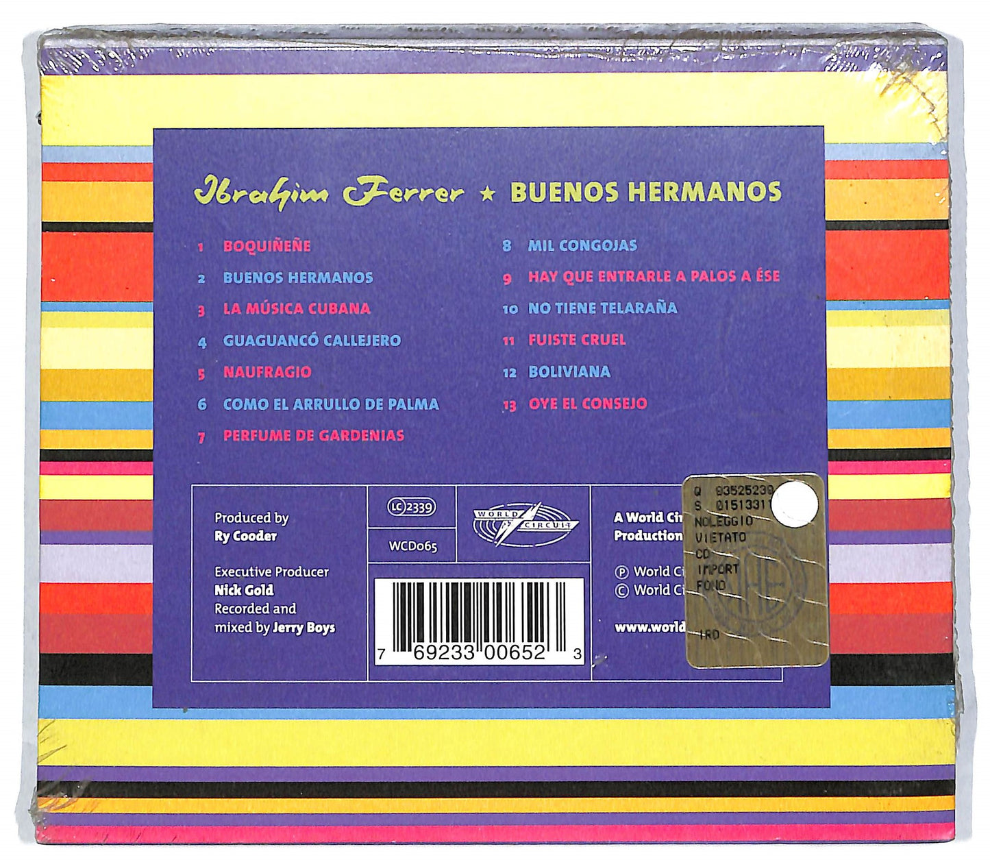 EBOND Ibrahim Ferrer - Buenos Hermanos CD CD112154