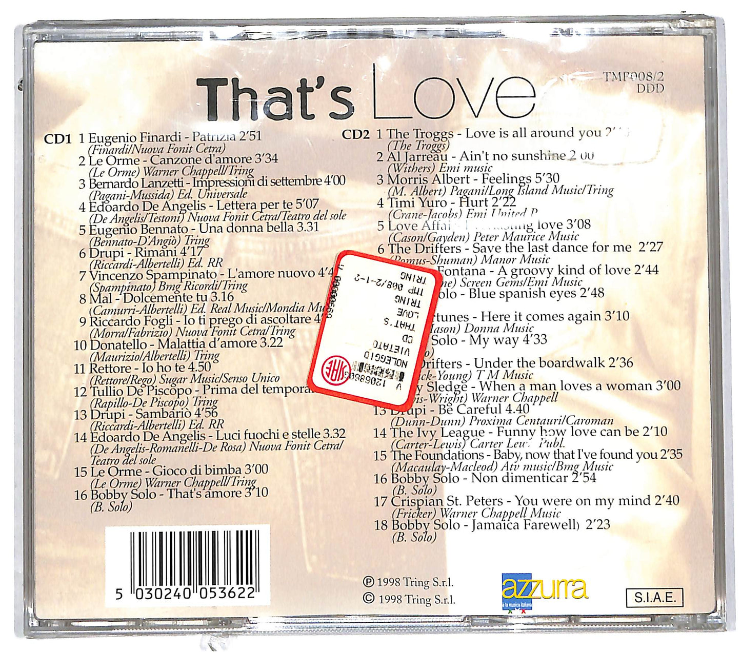 EBOND Various - That's love la musica per un'ora d'amore CD CD112157