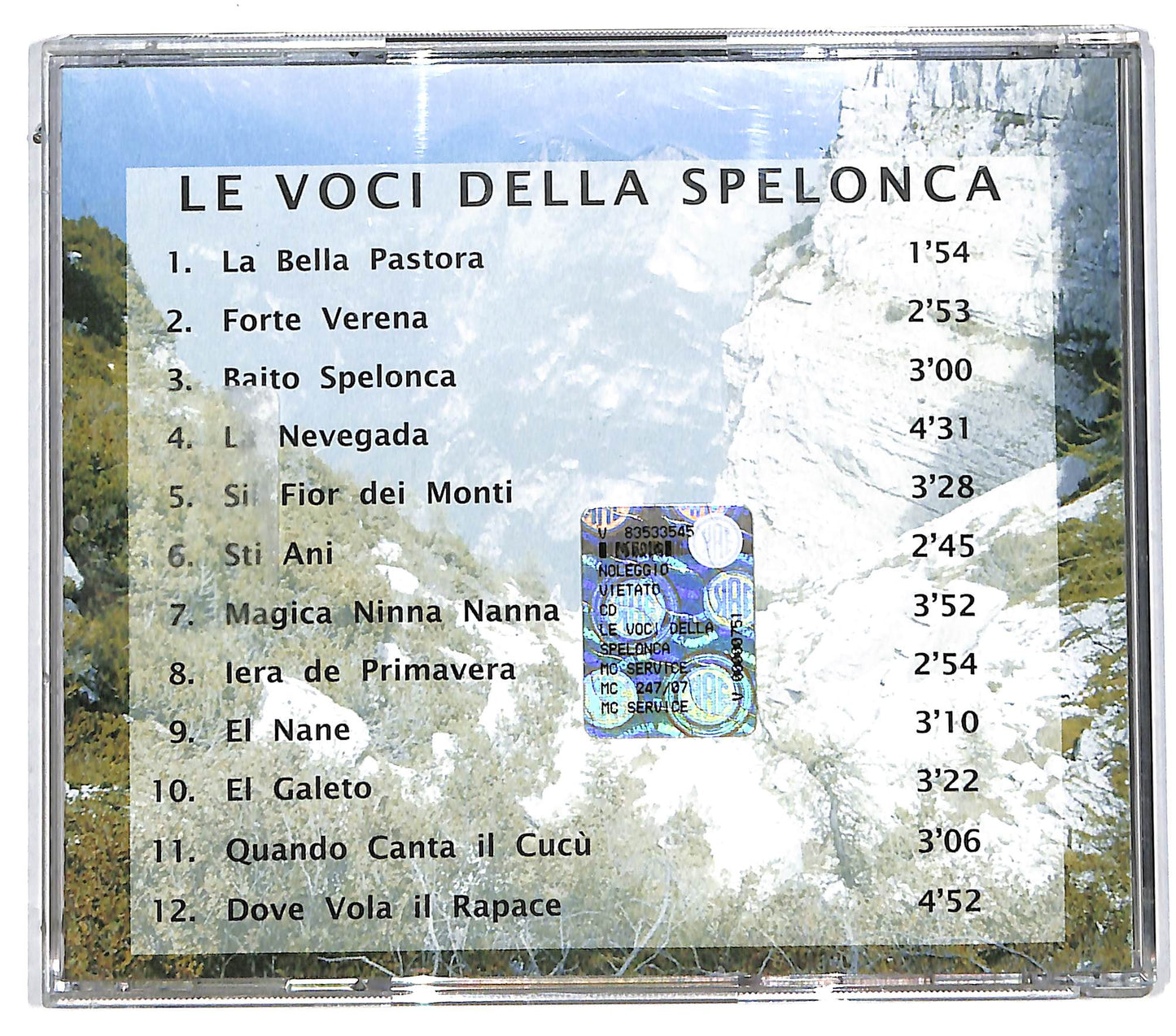 EBOND Le voci della spelonca vol 1 CD CD112209