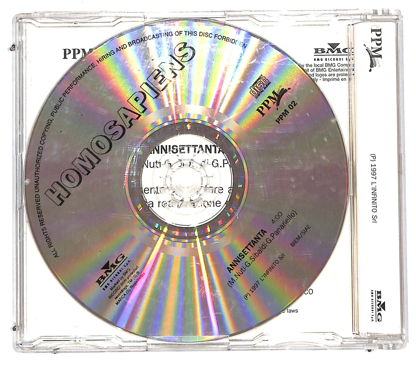 EBOND Annisettanta - homosapiens CD CD112210