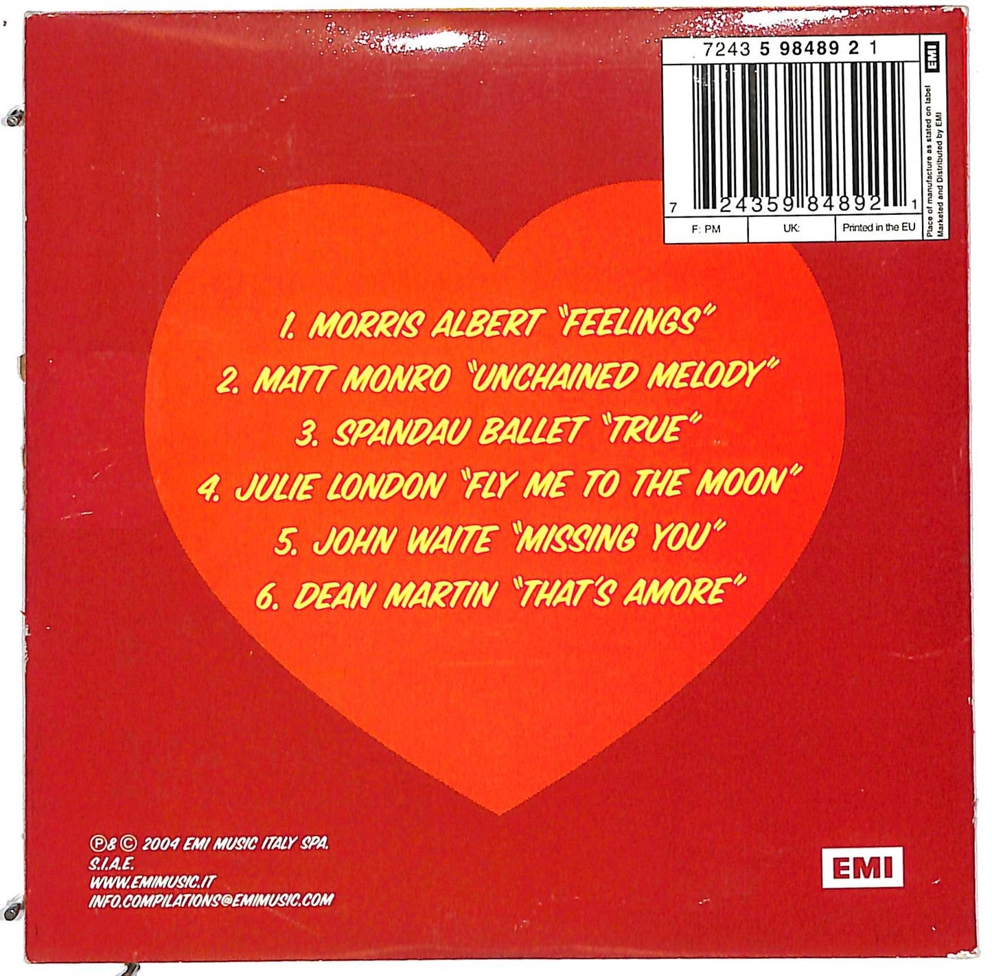 EBOND Various - Buon San Valentino! CD CD112224