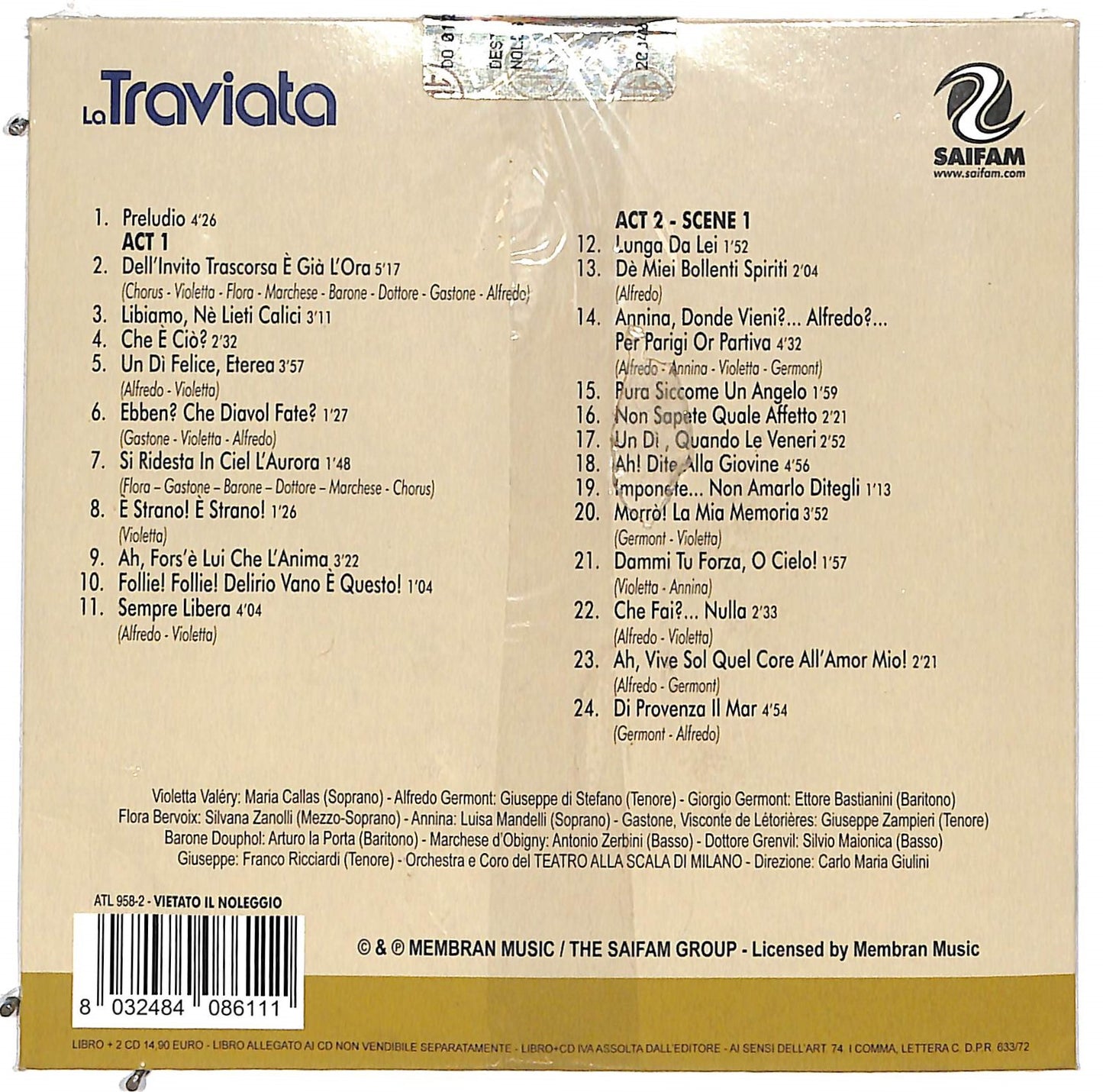 EBOND La traviata verdi cd 1 CD112245