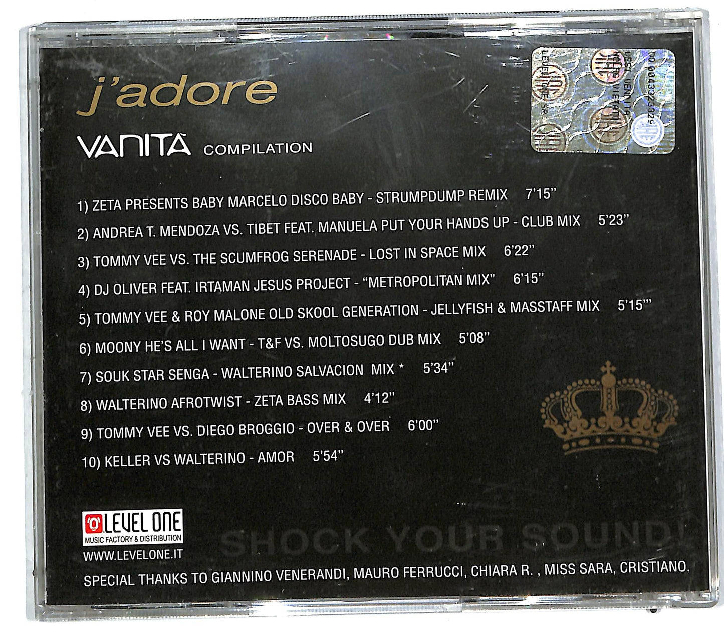 EBOND J'adore - vanita compilation CD CD112257