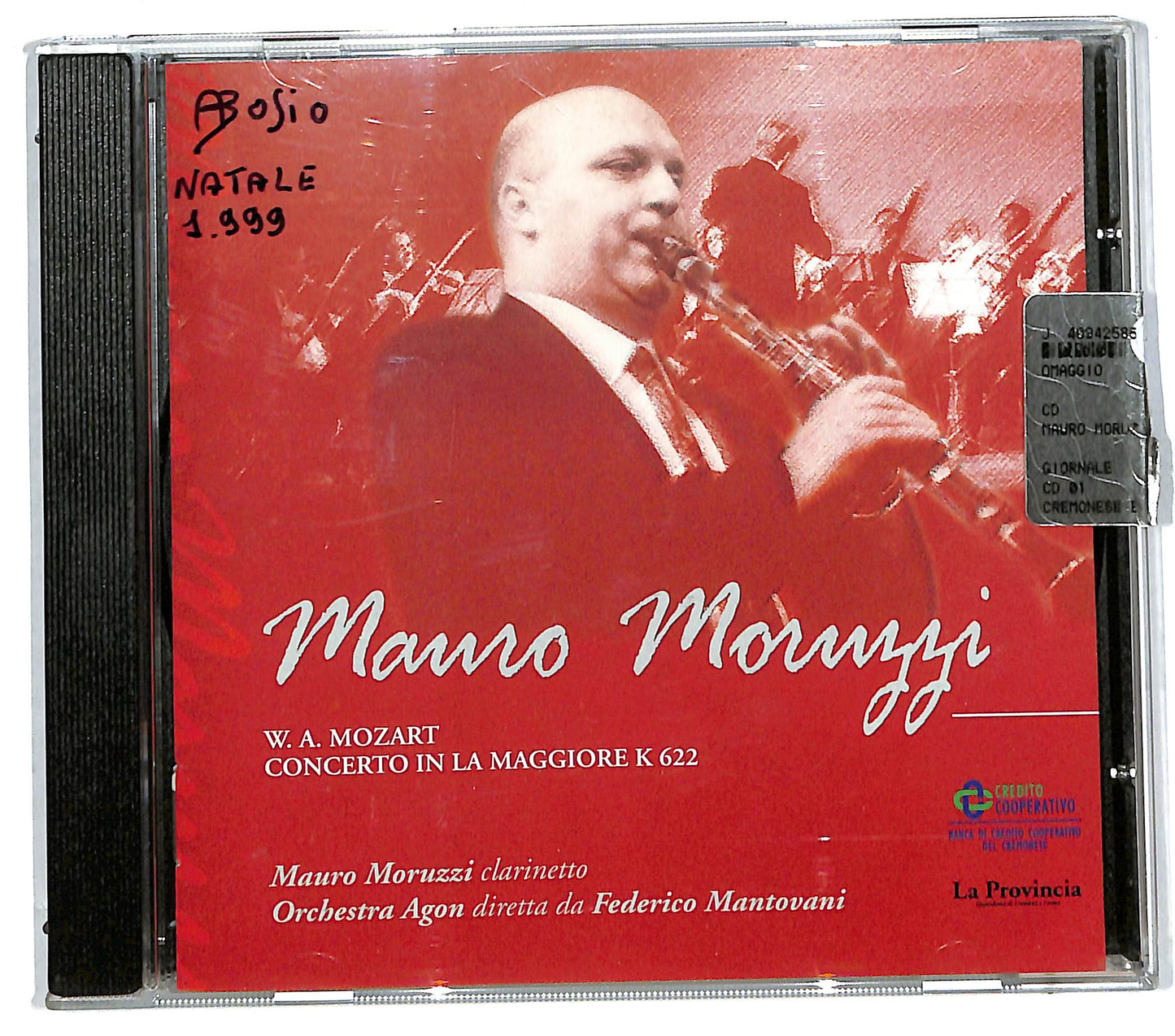 EBOND Mauro Moruzzi - w.a. mozart - concerto in la maggiore CD CD112261