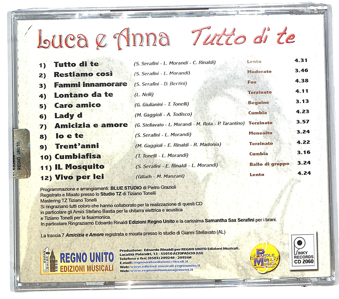 EBOND Luca e anna - tutto di te CD CD112267