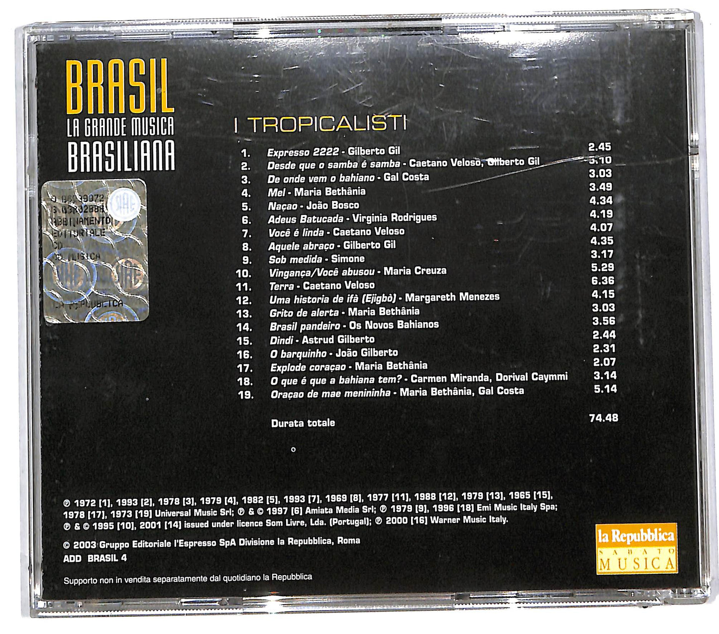 EBOND Various - Brasil - 4 I Tropicalisti CD CD112328