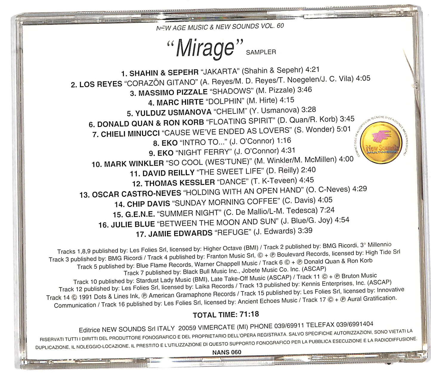 EBOND Various - 'Mirage' CD CD112350