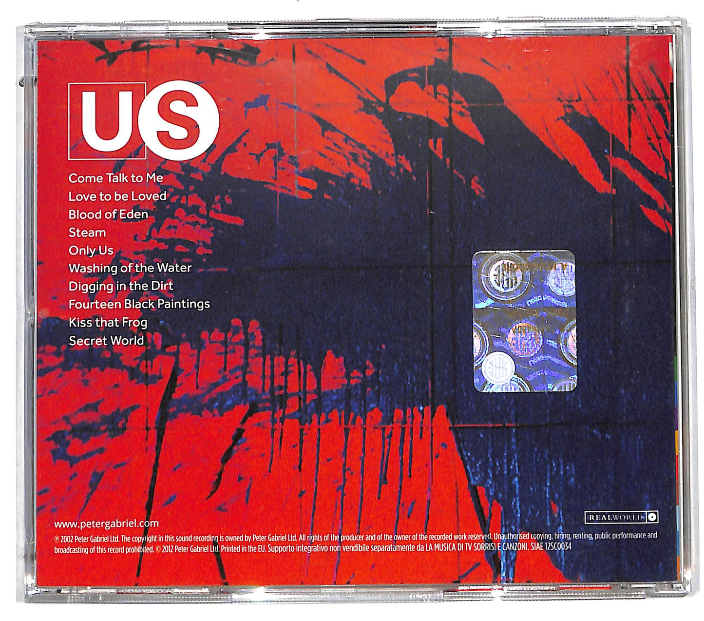 EBOND Peter Gabriel - Us CD CD112366
