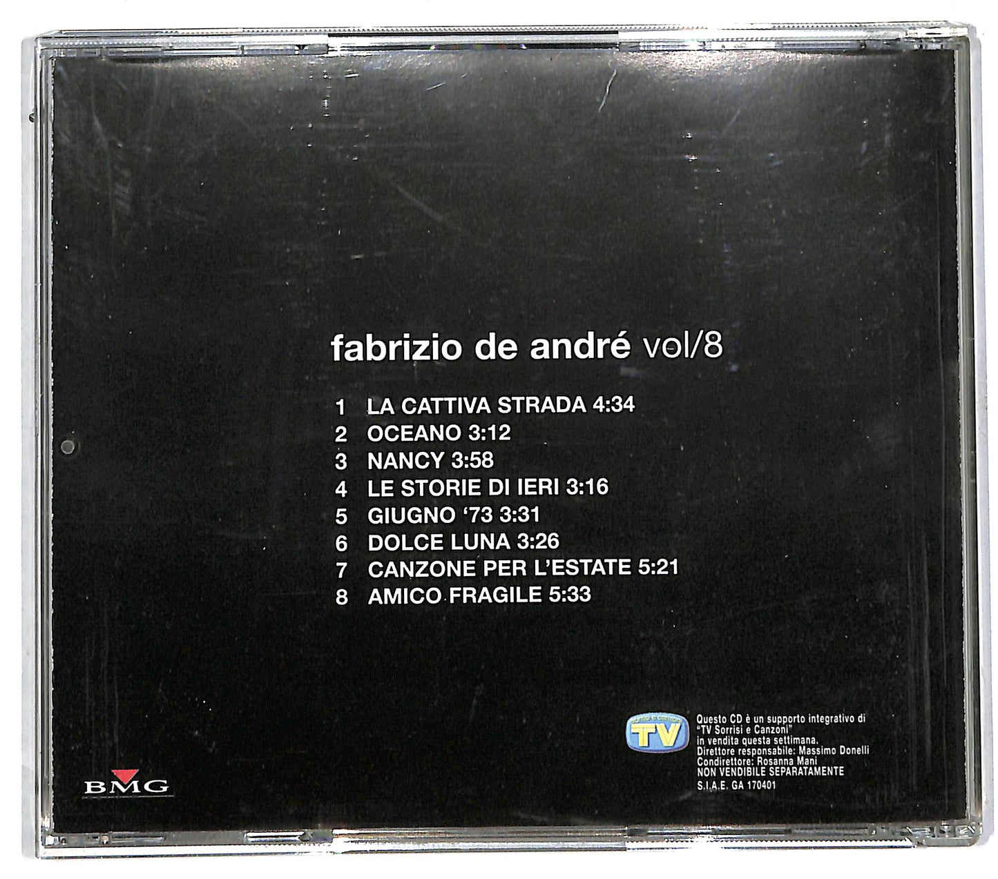 EBOND Fabrizio De Andre - Vol.8 CD CD112412