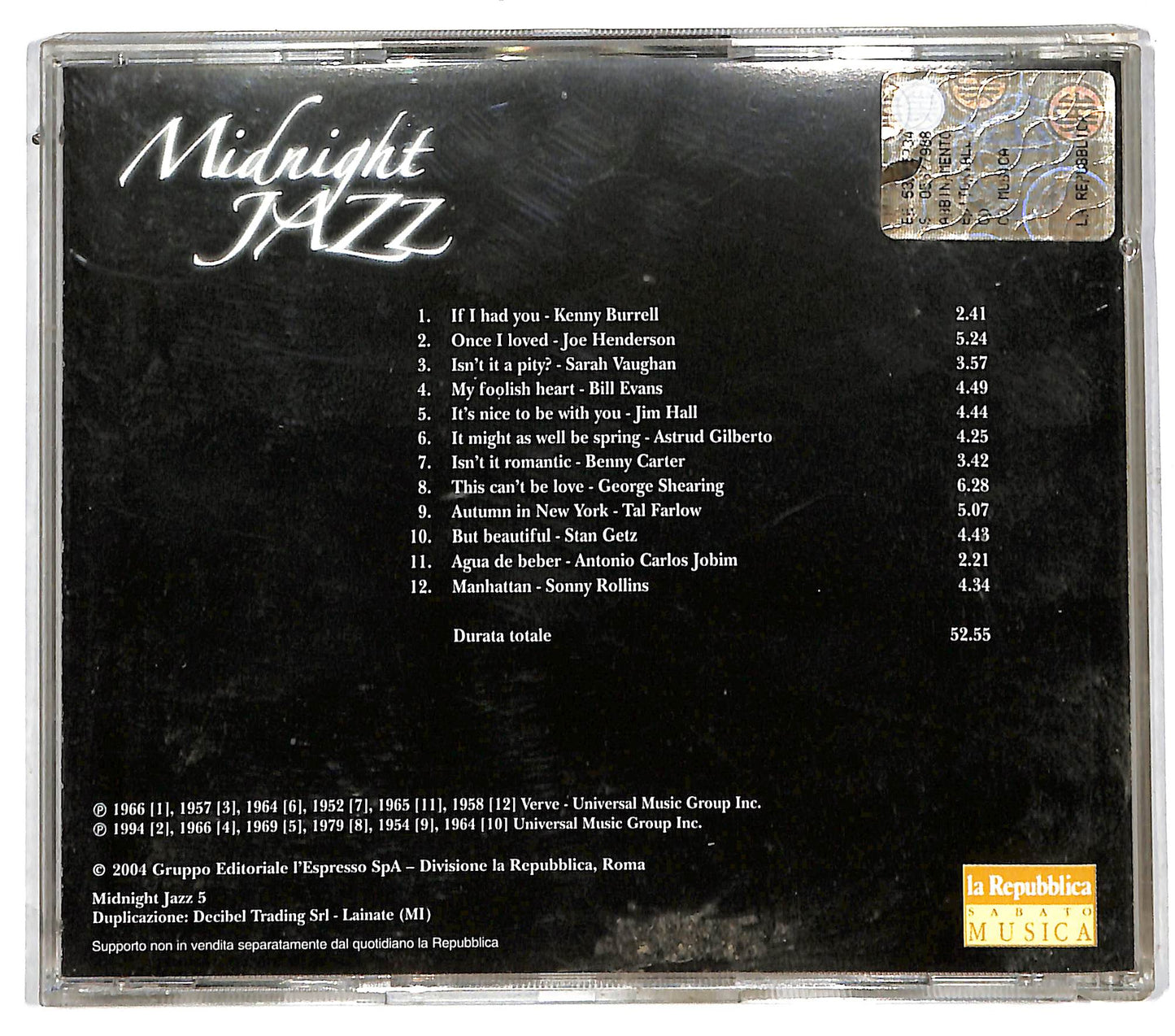 EBOND Various - Midnight Jazz - 5 CD CD112440